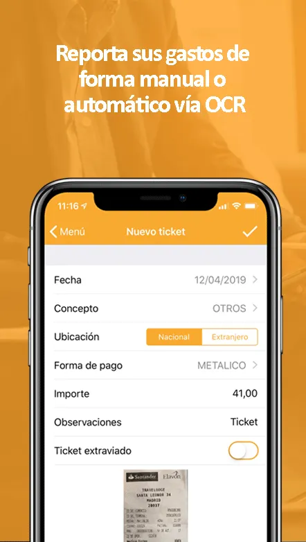 Gersoft UApp - Notas de gastos | Indus Appstore | Screenshot