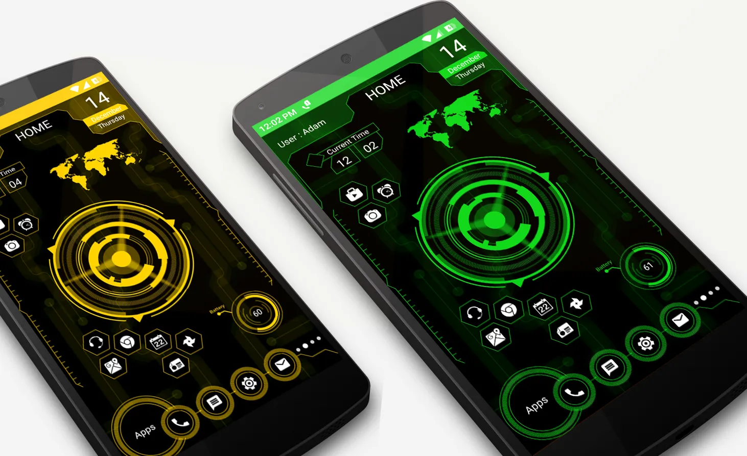 Futuristic UI Launcher | Indus Appstore | Screenshot