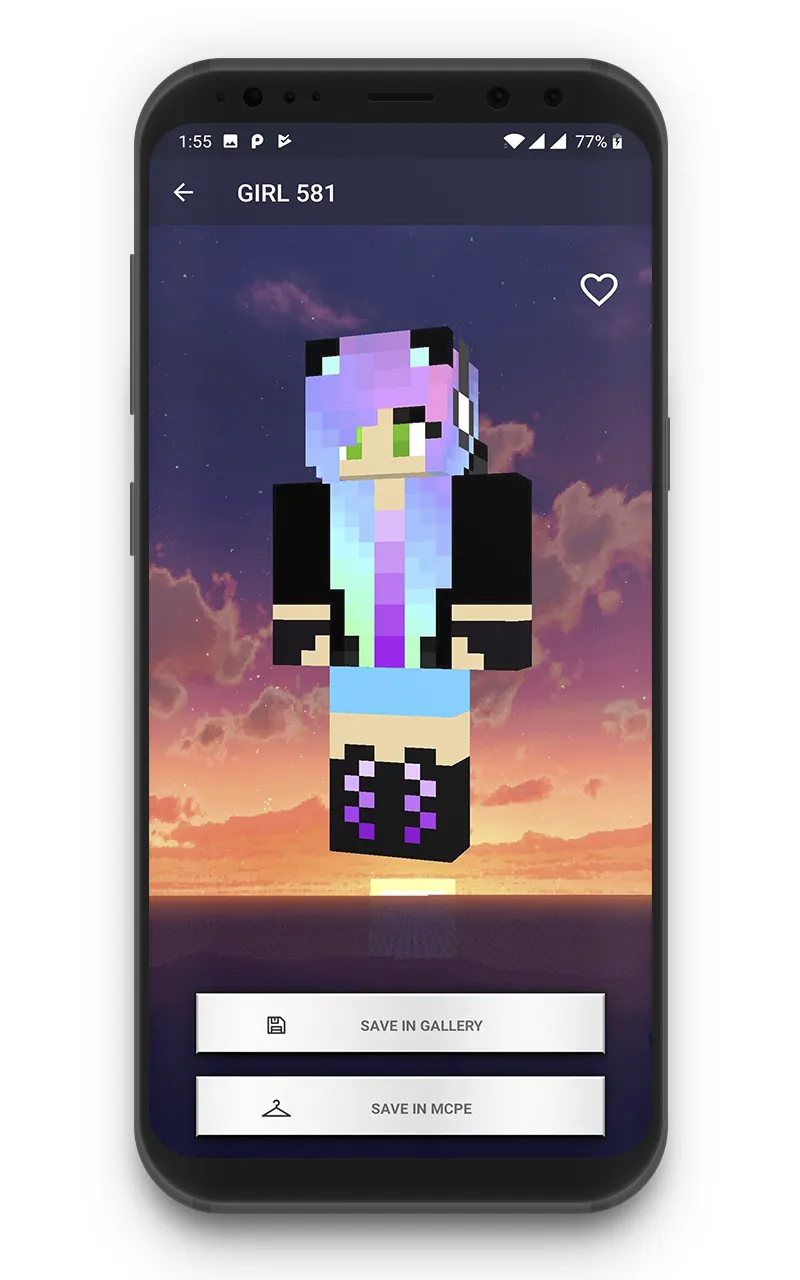 Cute Girls Skins | Indus Appstore | Screenshot