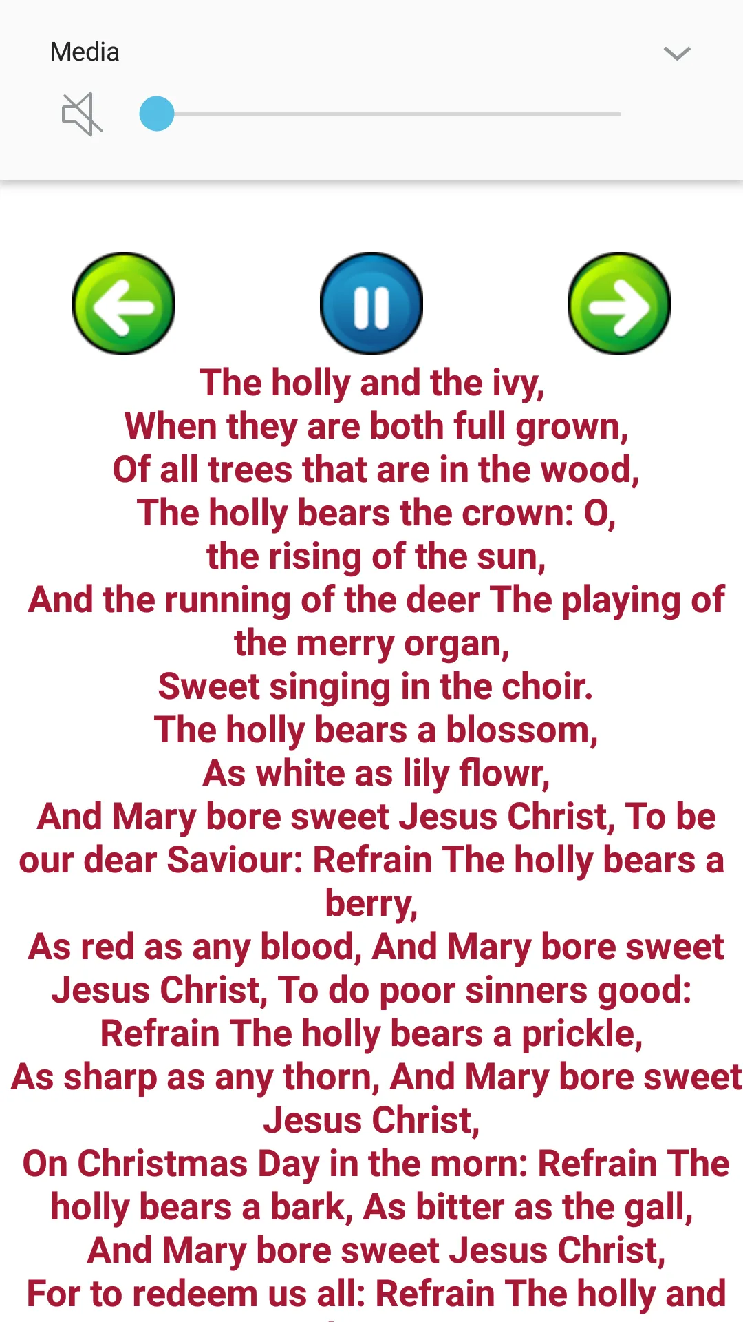 Christmas Carols - Love to Sin | Indus Appstore | Screenshot