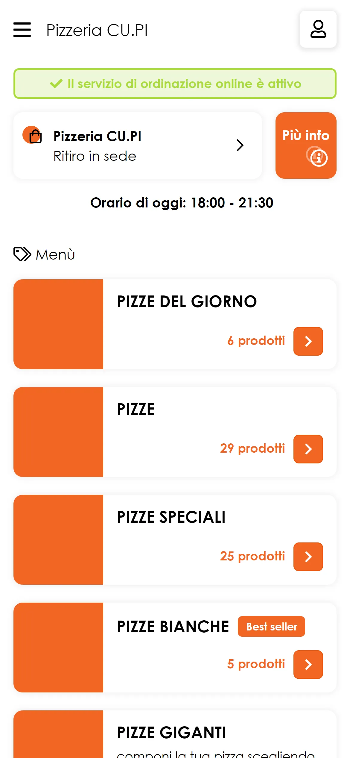 Pizzeria CU.PI | Indus Appstore | Screenshot