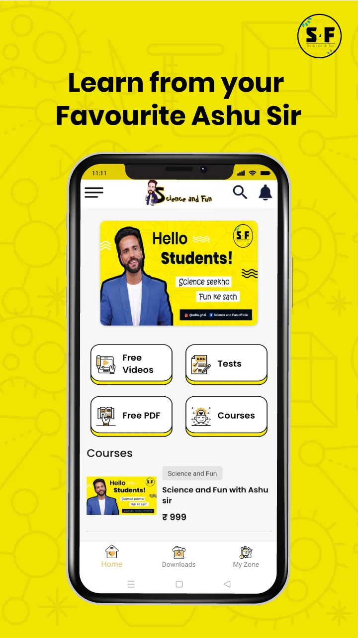 Science and Fun by Ashu Sir | Indus Appstore | Screenshot