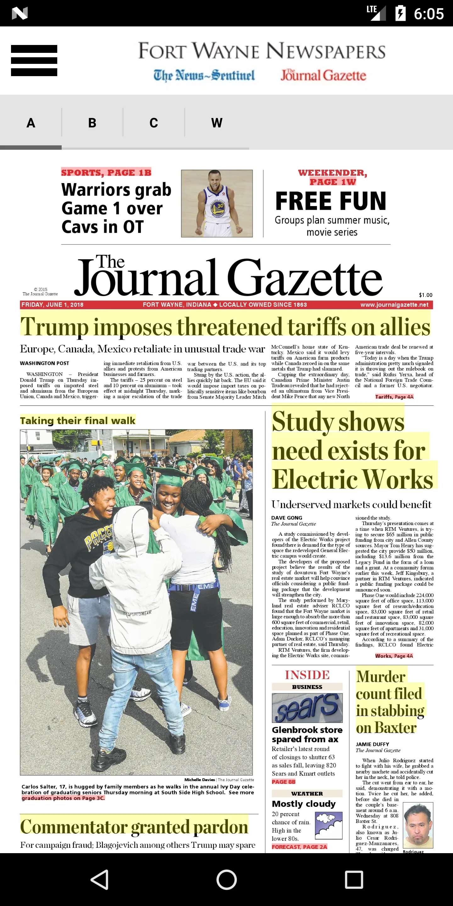 Journal Gazette, Fort Wayne | Indus Appstore | Screenshot