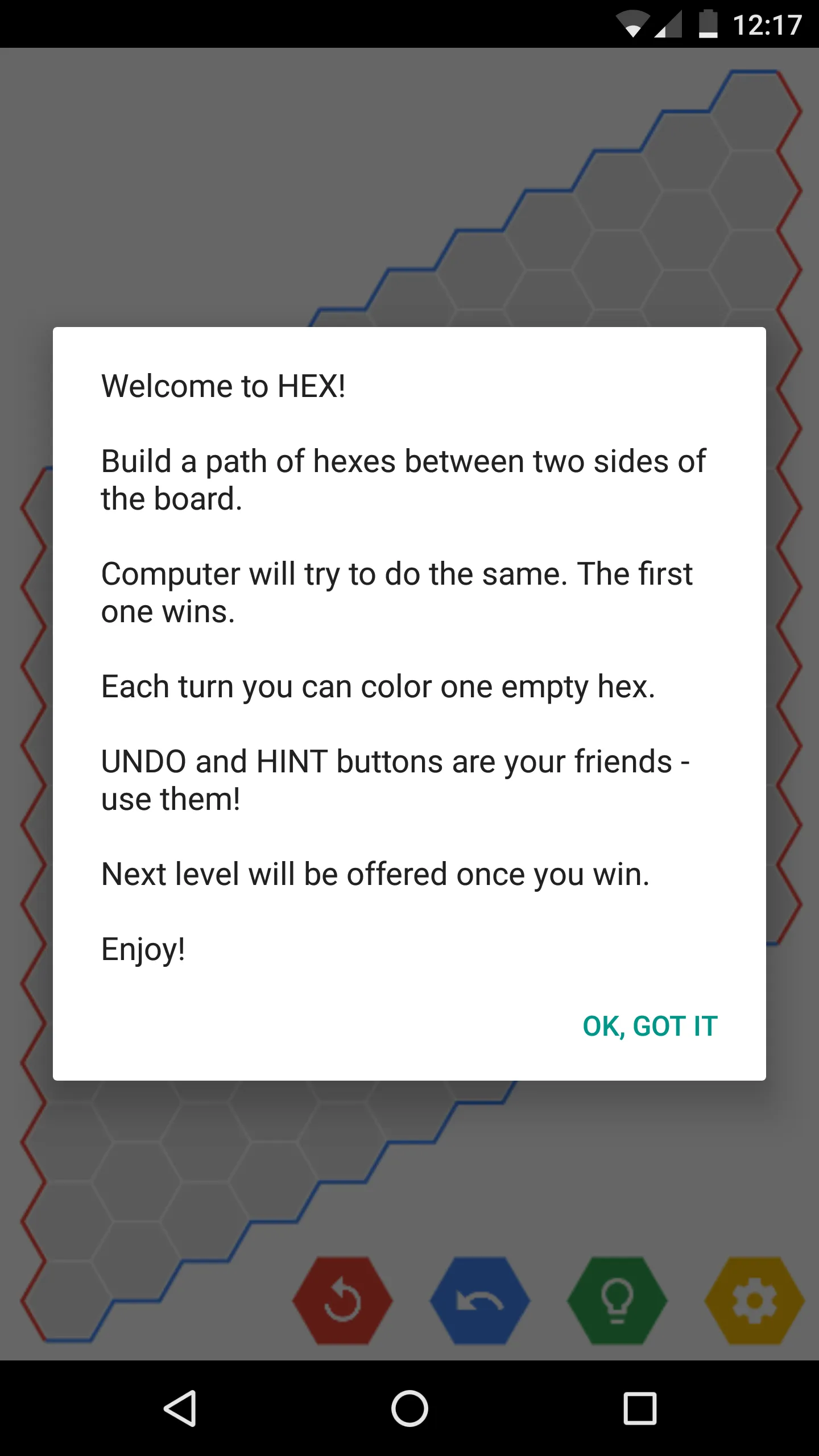 Hex: A Connection Game | Indus Appstore | Screenshot