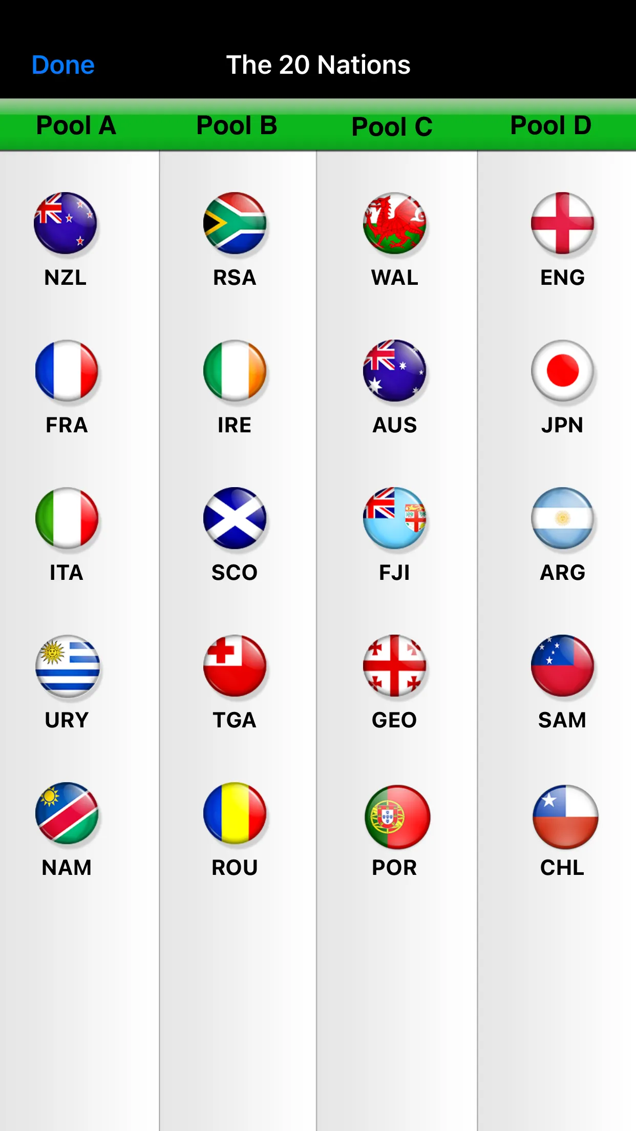 Rugby World App France 2023 | Indus Appstore | Screenshot