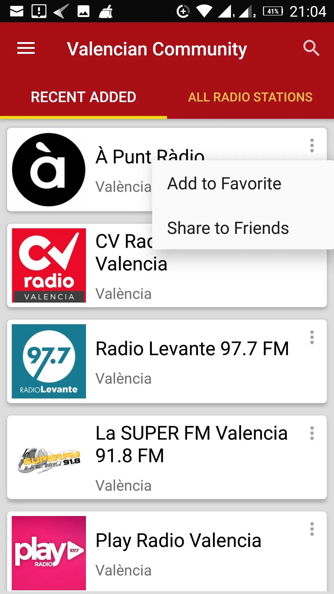 Valencian Community Radios | Indus Appstore | Screenshot