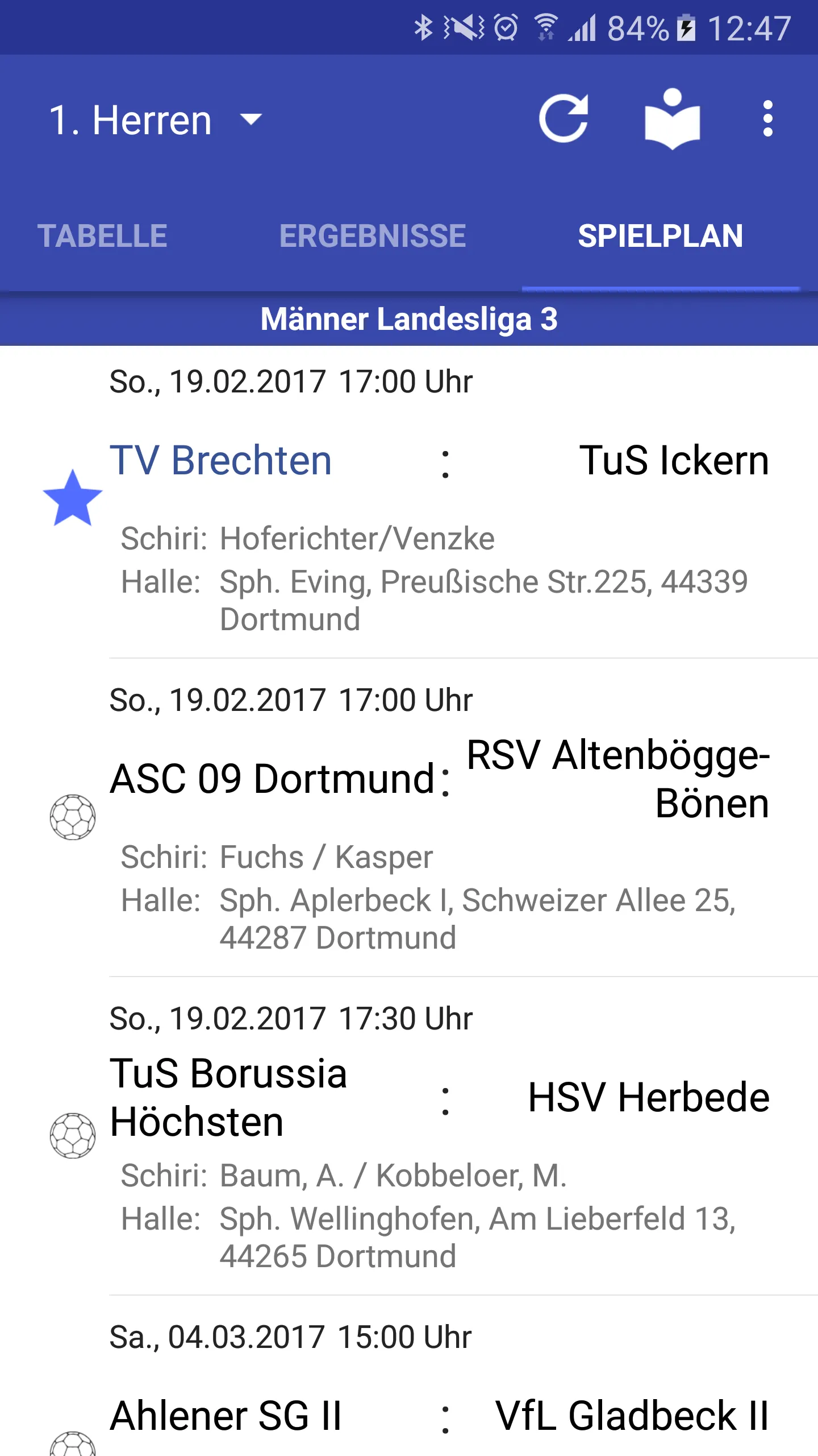 TV Brechten Handball | Indus Appstore | Screenshot