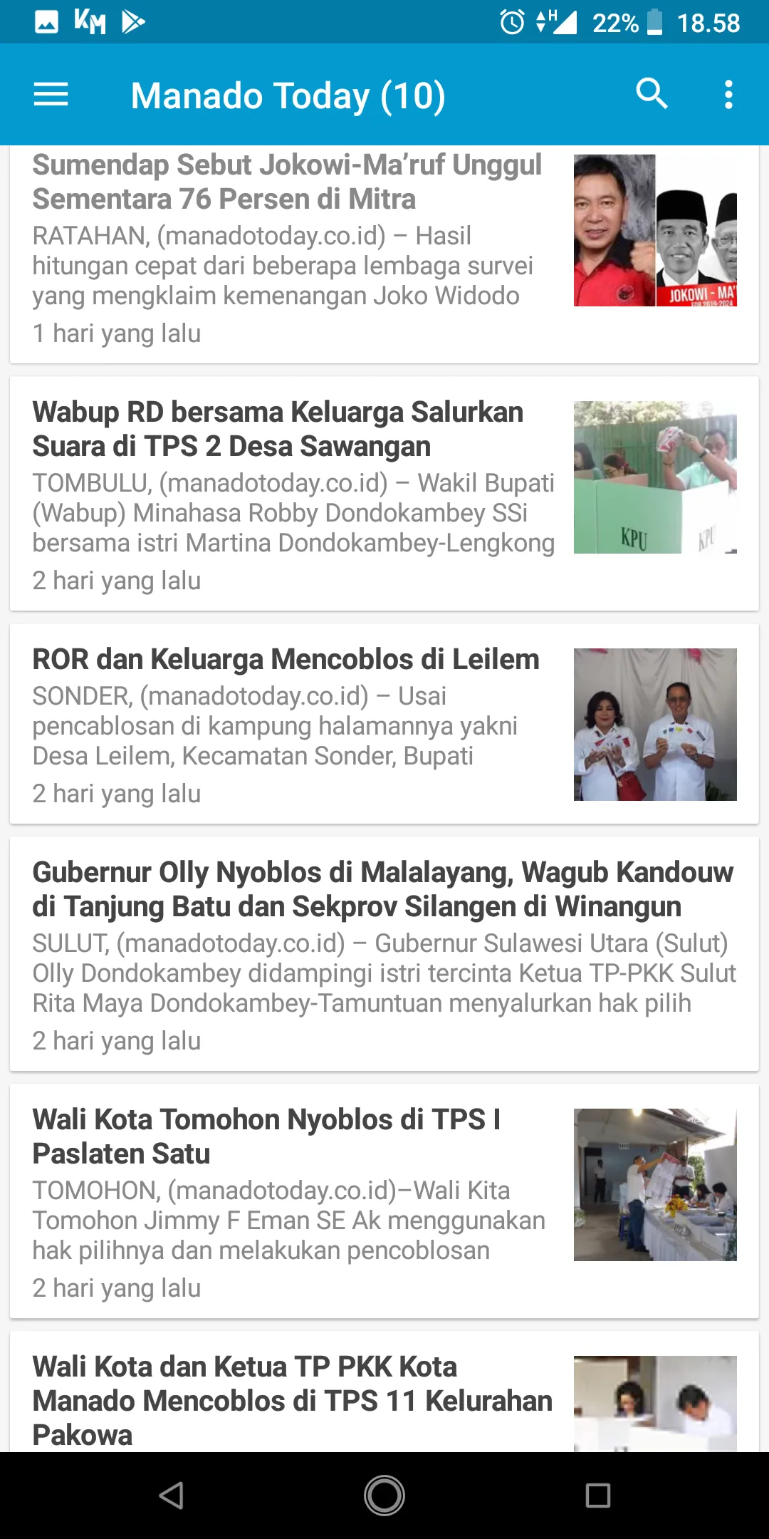 Koran Manado ( Berita Manado S | Indus Appstore | Screenshot