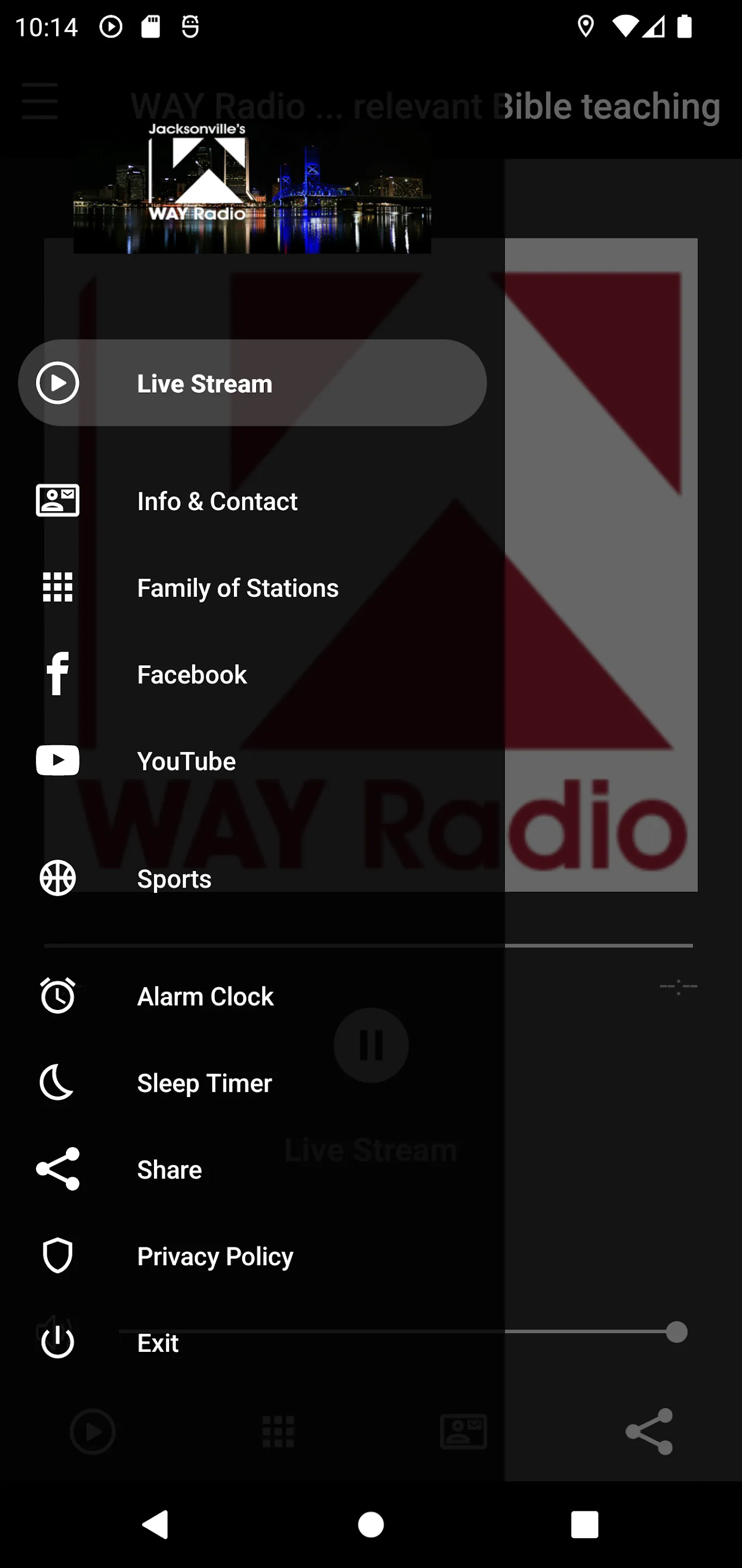 Jacksonville's WAY Radio | Indus Appstore | Screenshot