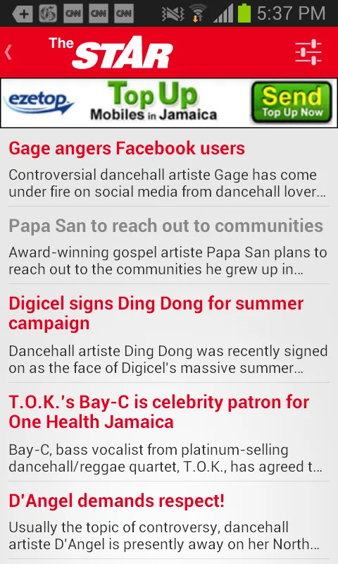 Jamaica Star | Indus Appstore | Screenshot