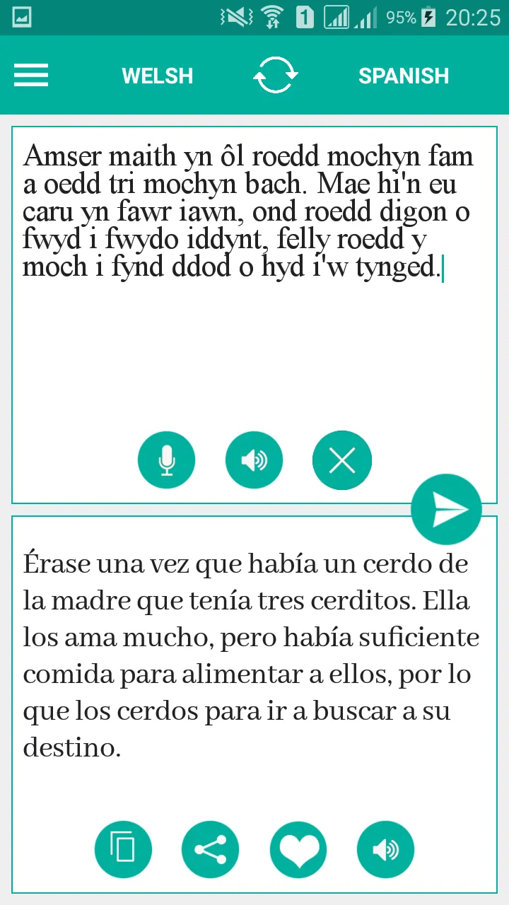 Welsh Spanish Translator | Indus Appstore | Screenshot