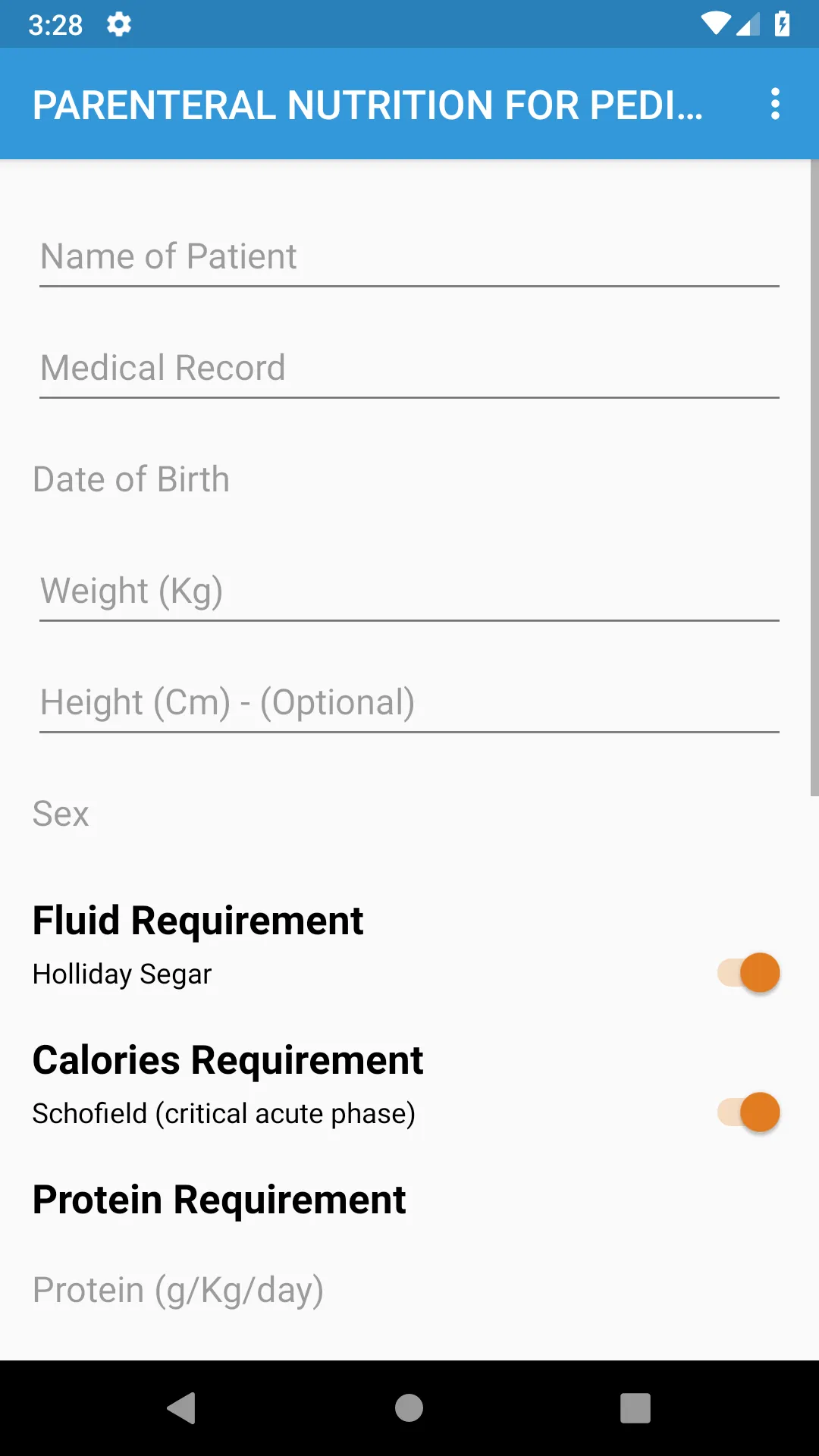 Kariadi Parenteral Nutrition C | Indus Appstore | Screenshot