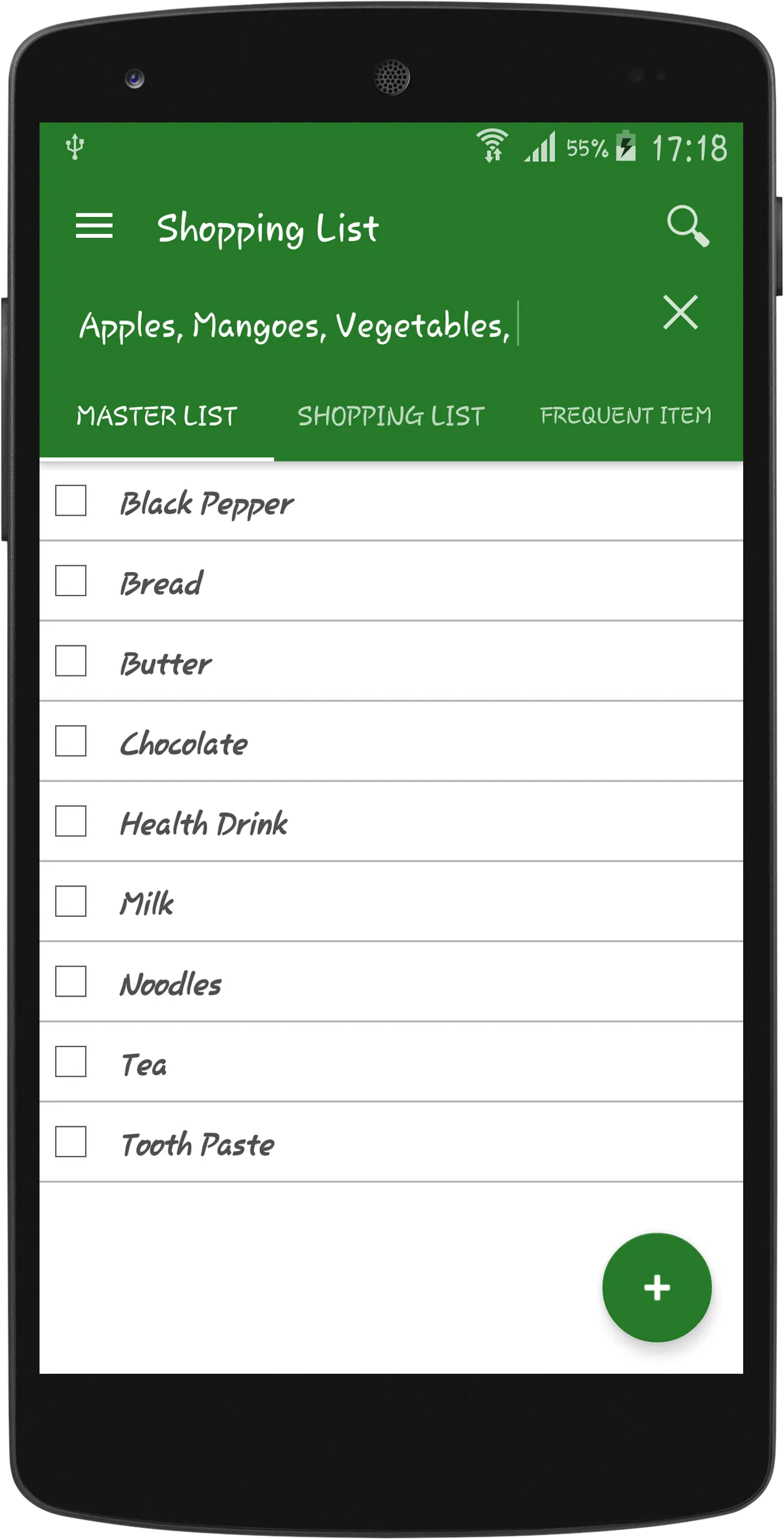 Shopping List | Indus Appstore | Screenshot