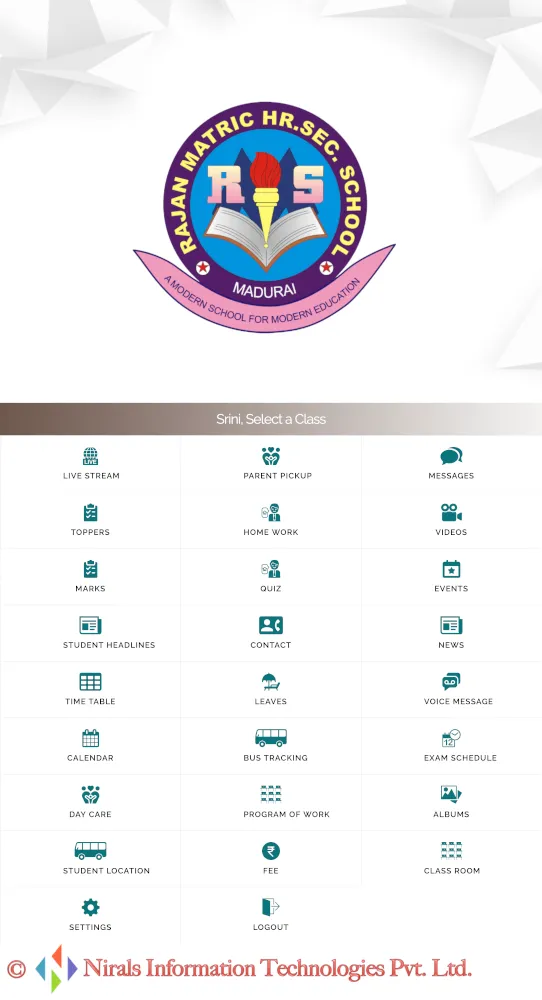 Rajan Matric Hr. Sec. School | Indus Appstore | Screenshot