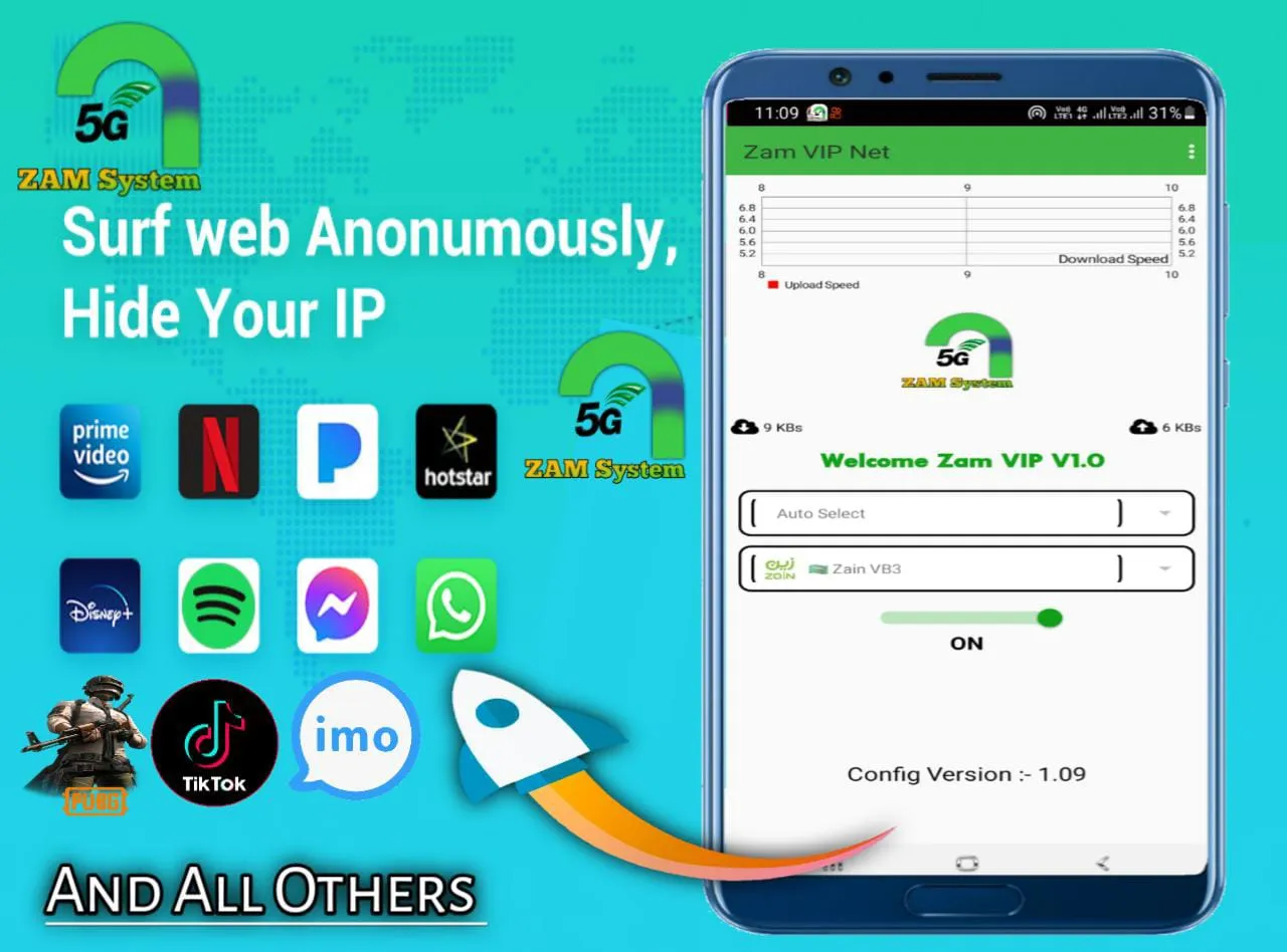 Zam VIP NET - Secure Fast VPN | Indus Appstore | Screenshot