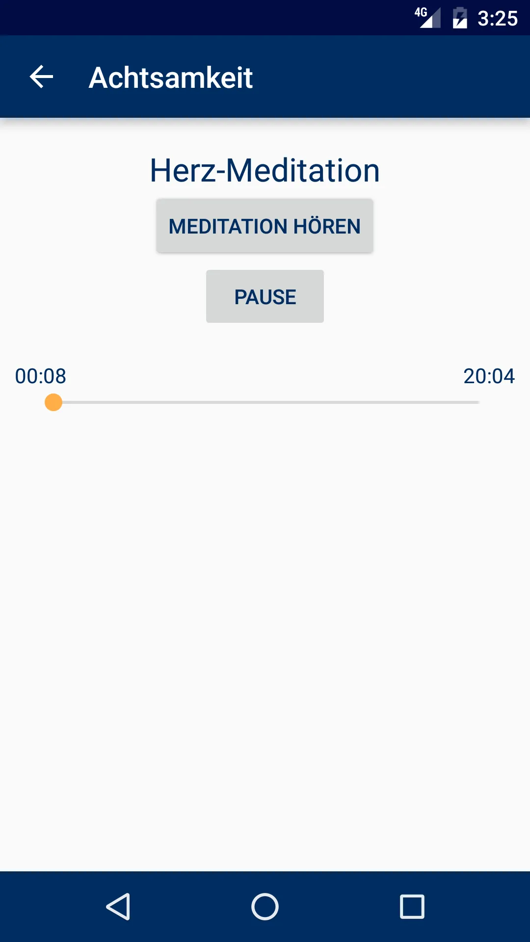 Achtsamkeitsmeditationen | Indus Appstore | Screenshot