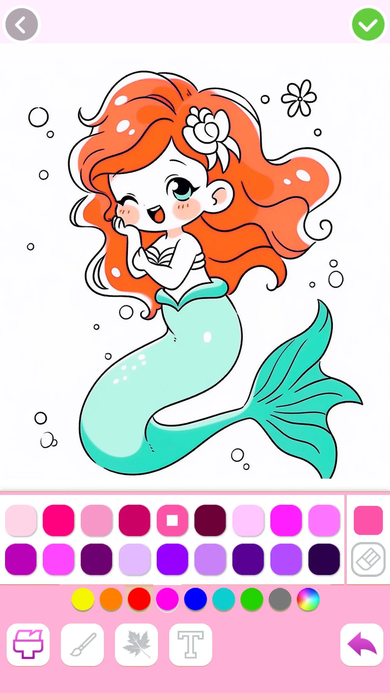 Mermaid Coloring:Mermaid games | Indus Appstore | Screenshot