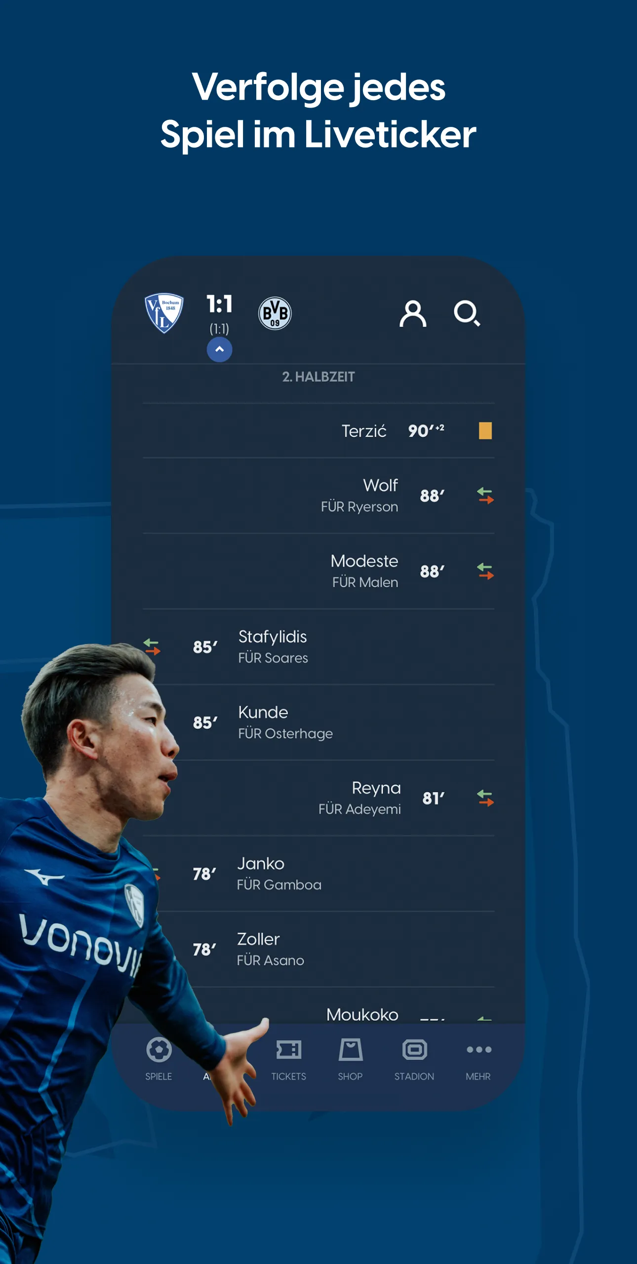 VfL Bochum 1848 | Indus Appstore | Screenshot