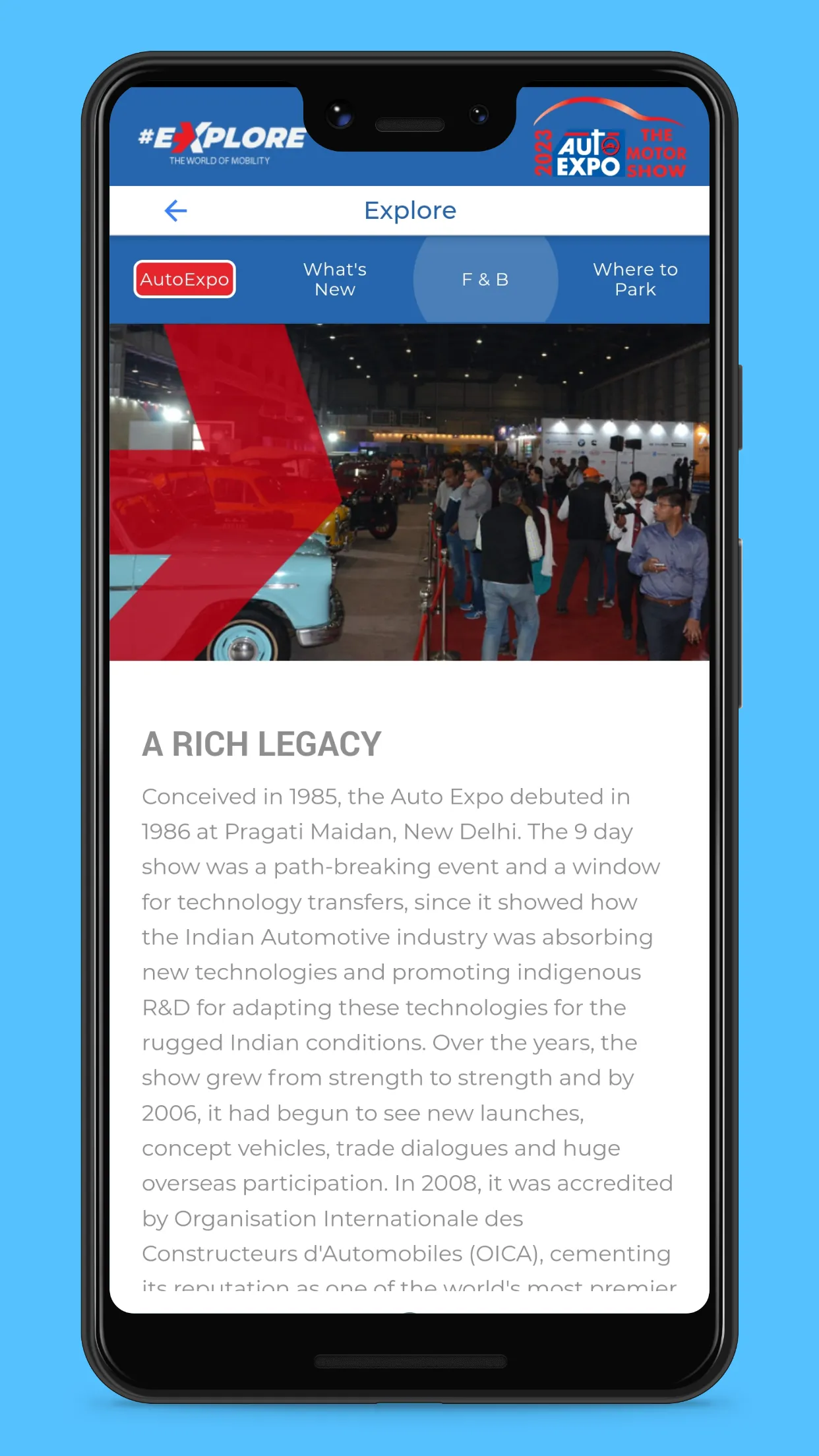 Auto Expo 2023 | Indus Appstore | Screenshot