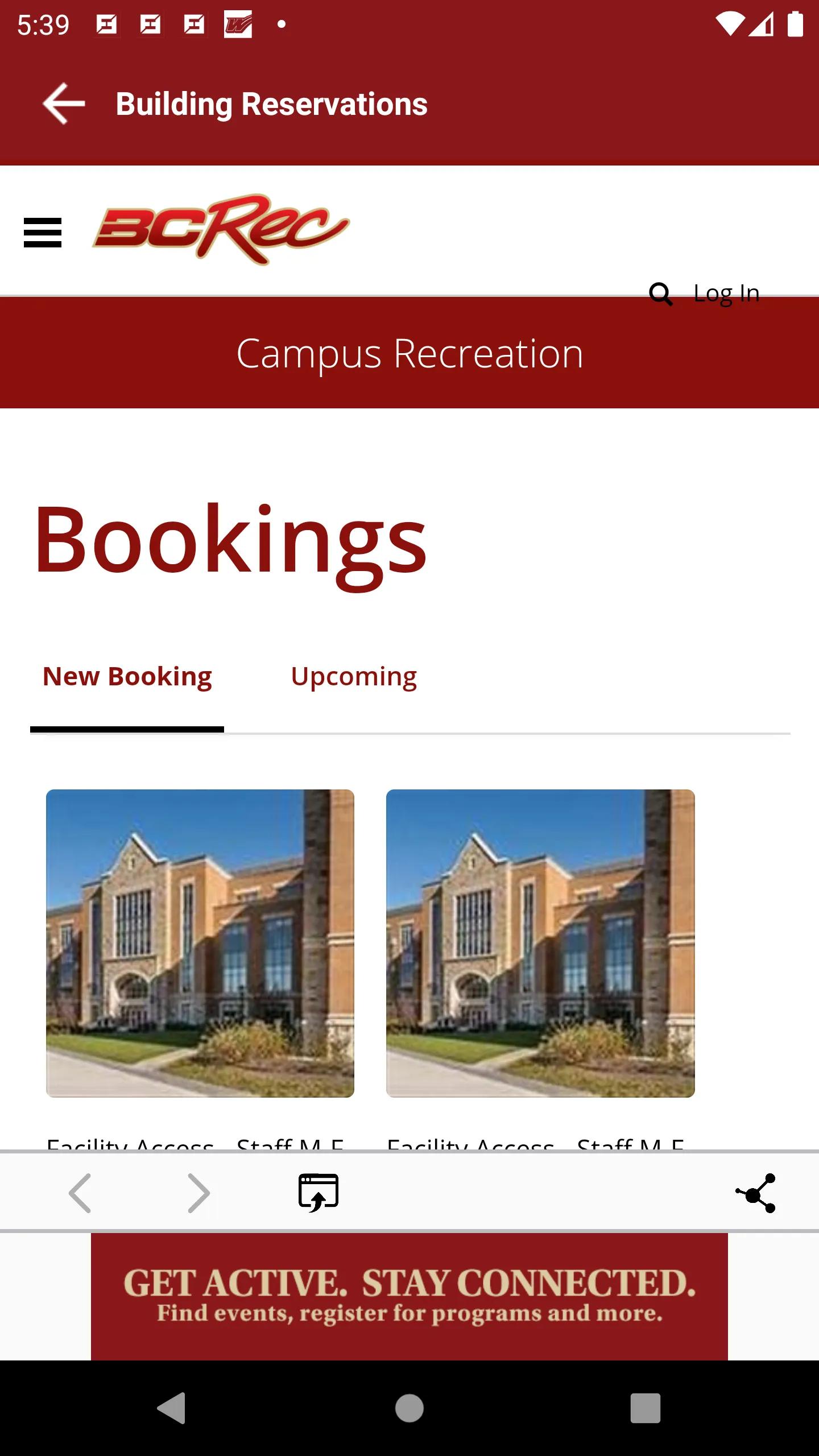 Boston College Campus Rec | Indus Appstore | Screenshot