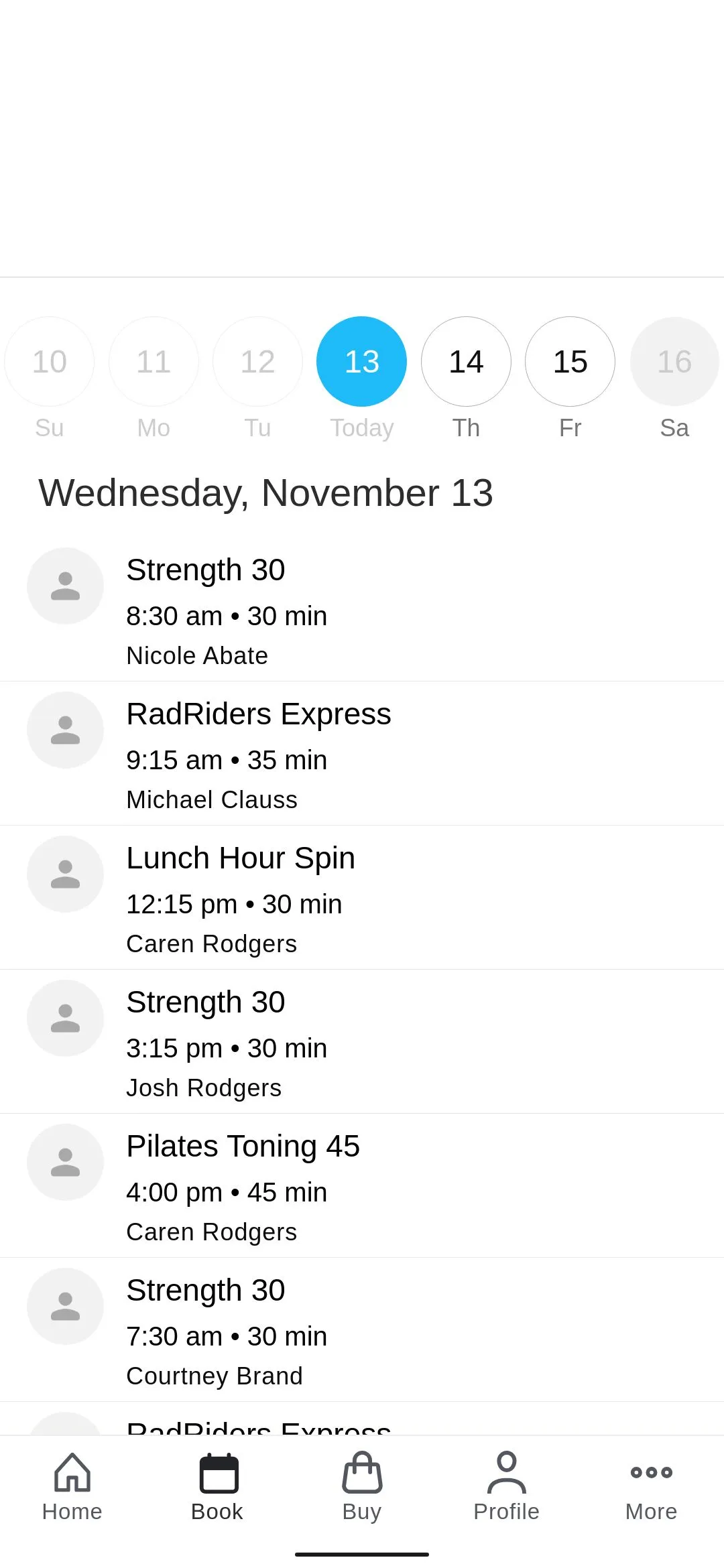 Radius Fitness Mesa | Indus Appstore | Screenshot