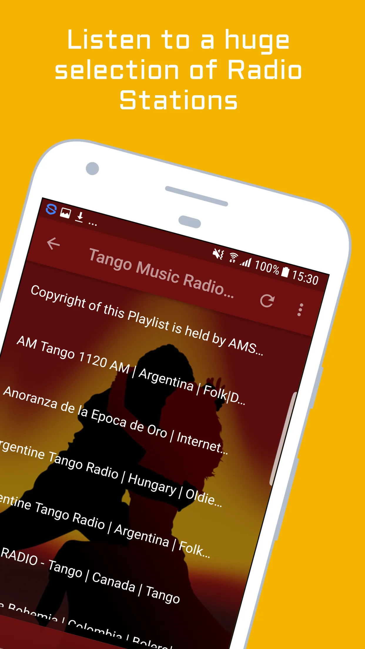 Tango Music Radio | Indus Appstore | Screenshot