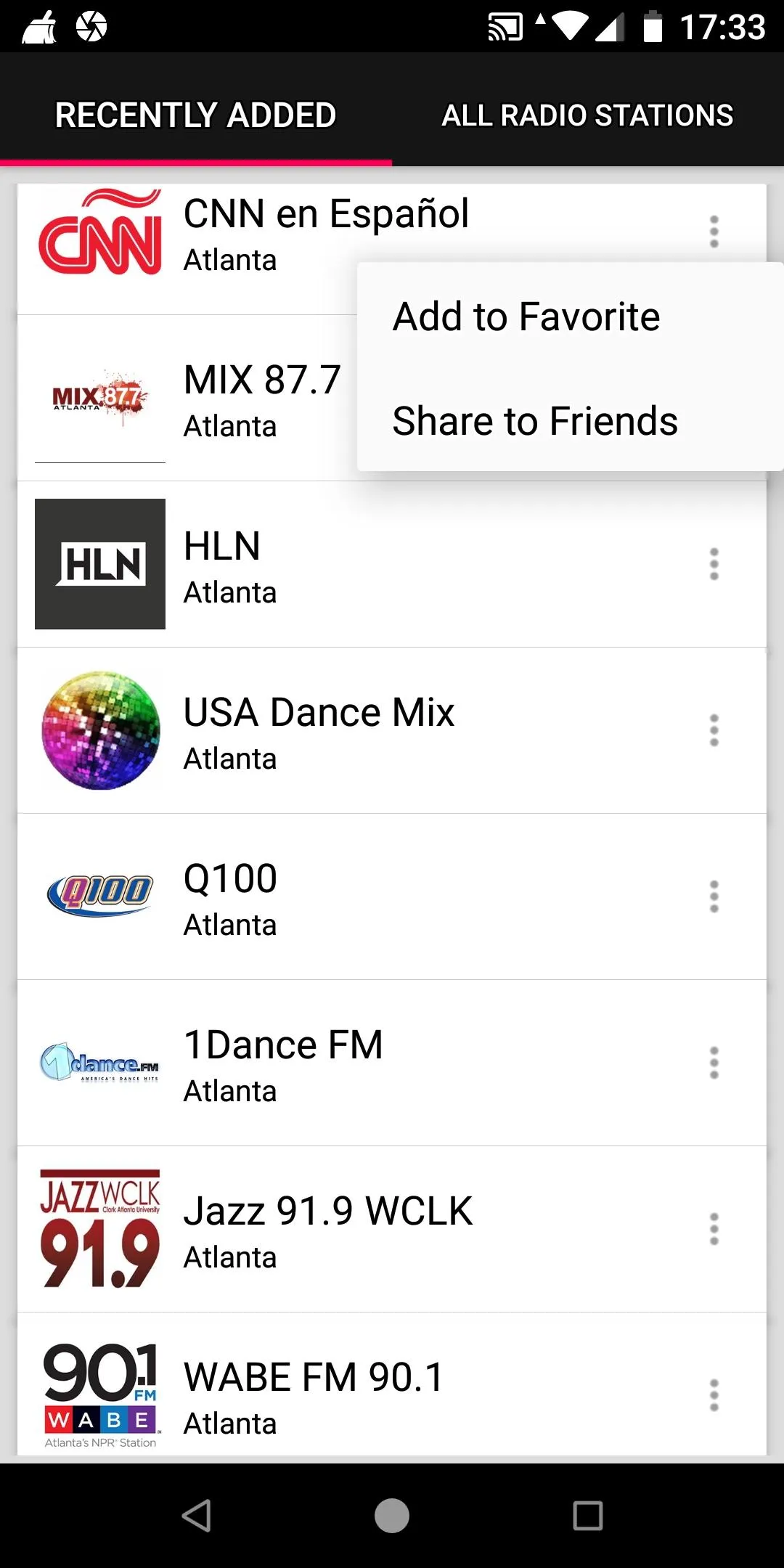 Atlanta Radio Stations - USA | Indus Appstore | Screenshot