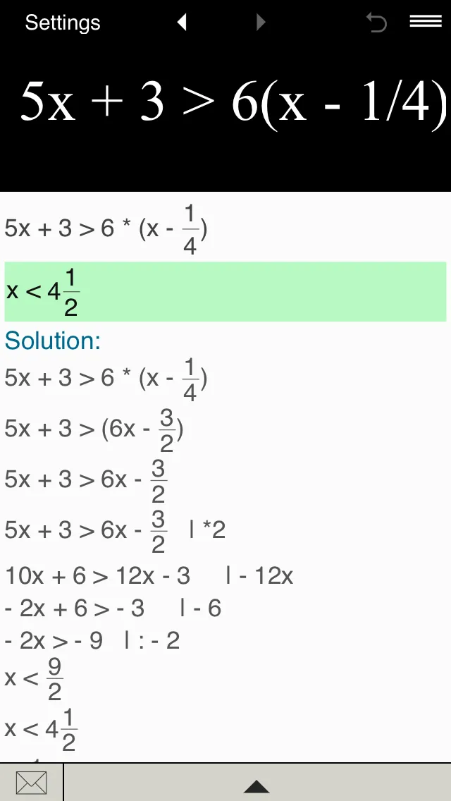 Inequality Calculator | Indus Appstore | Screenshot