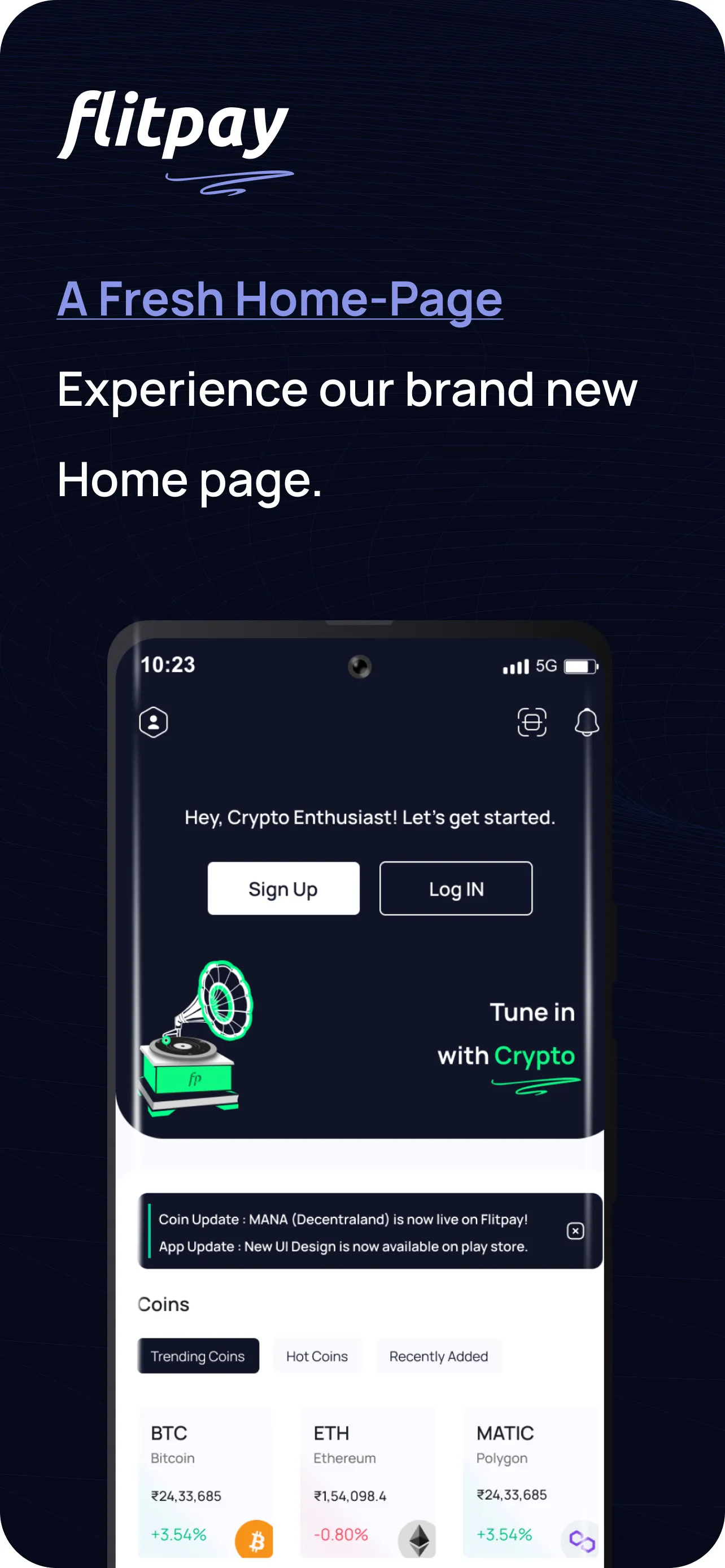 Flitpay: Crypto Trading App | Indus Appstore | Screenshot