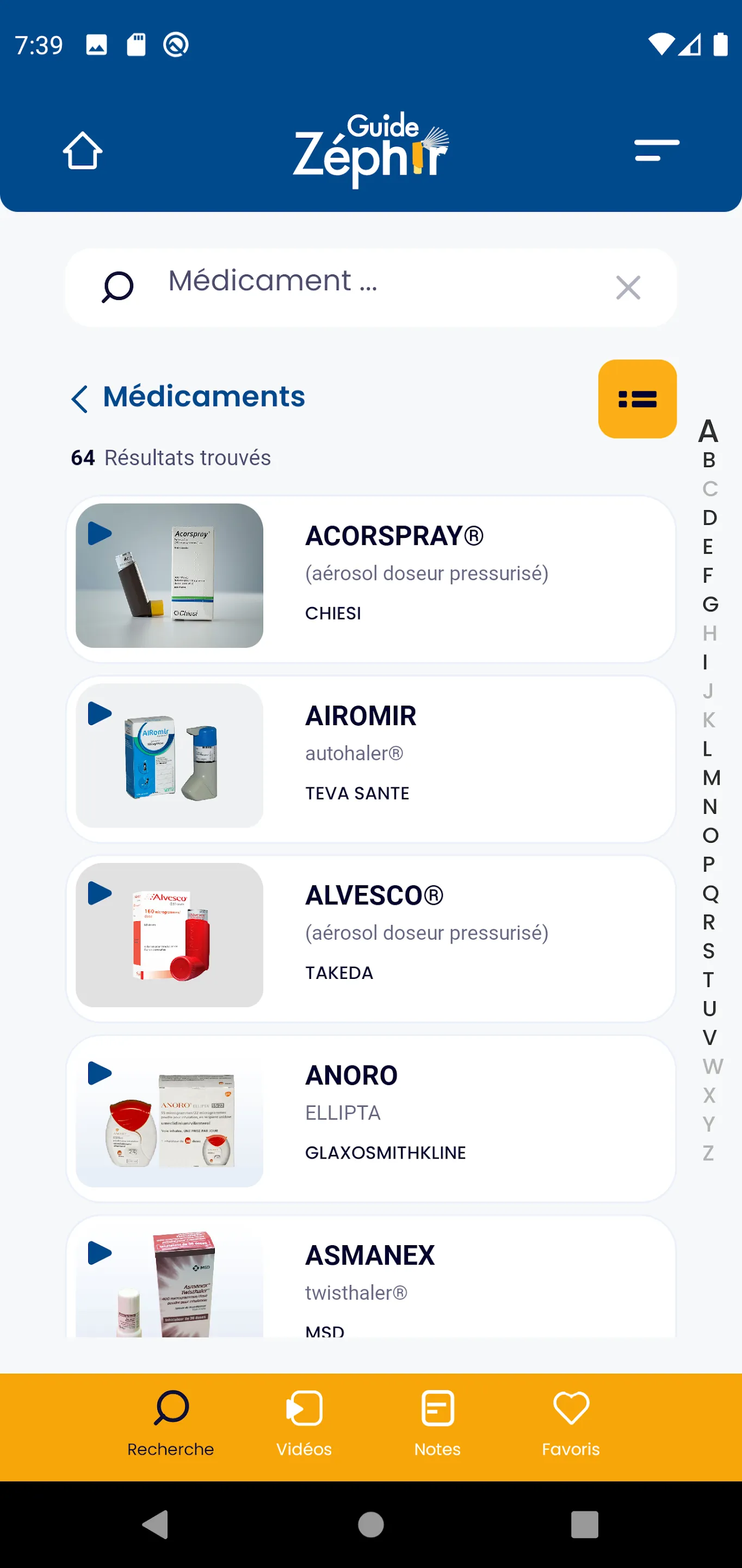 Guide Zéphir | Indus Appstore | Screenshot