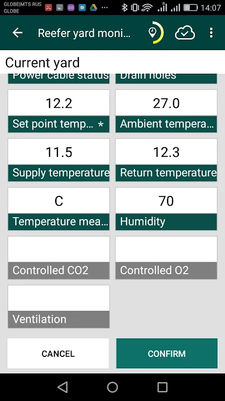 arl Reefer Yard Monitor | Indus Appstore | Screenshot