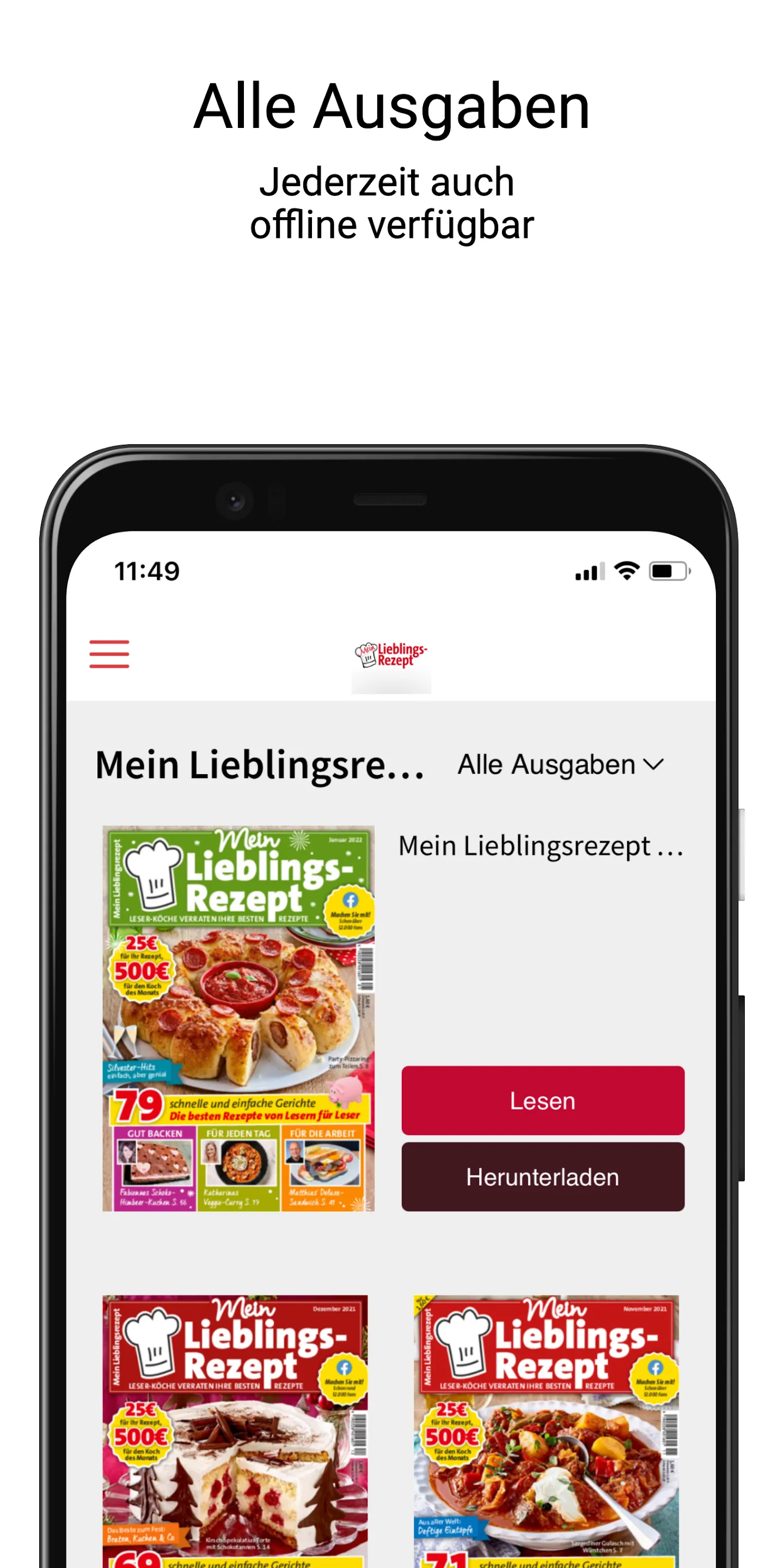 Mein Lieblingsrezept ePaper | Indus Appstore | Screenshot