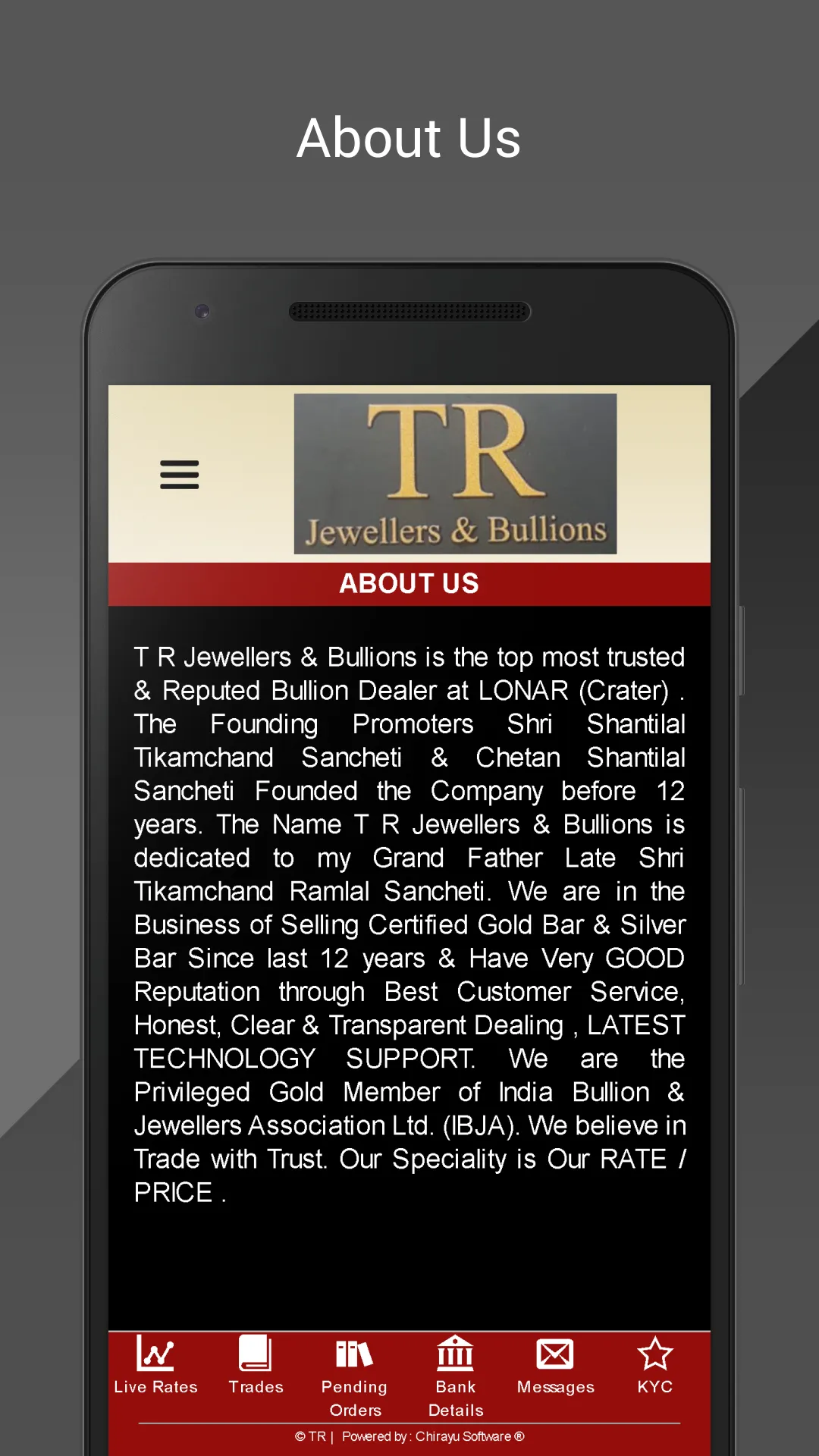 T R S Jewellers And Bullions | Indus Appstore | Screenshot