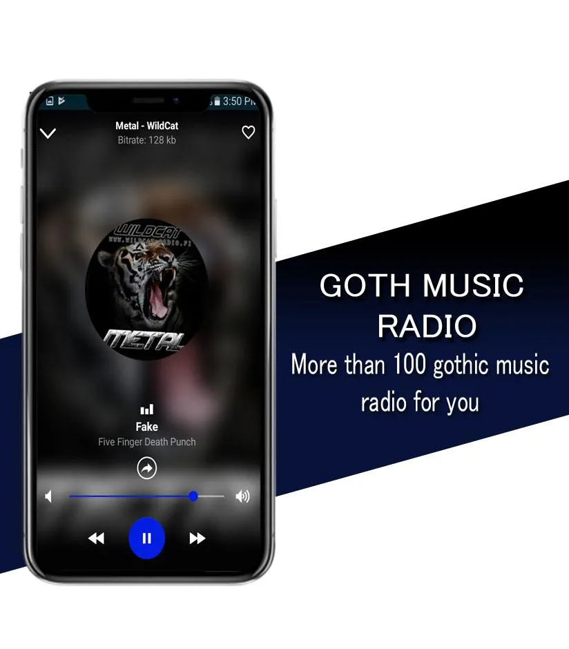 Goth Music Radio | Indus Appstore | Screenshot