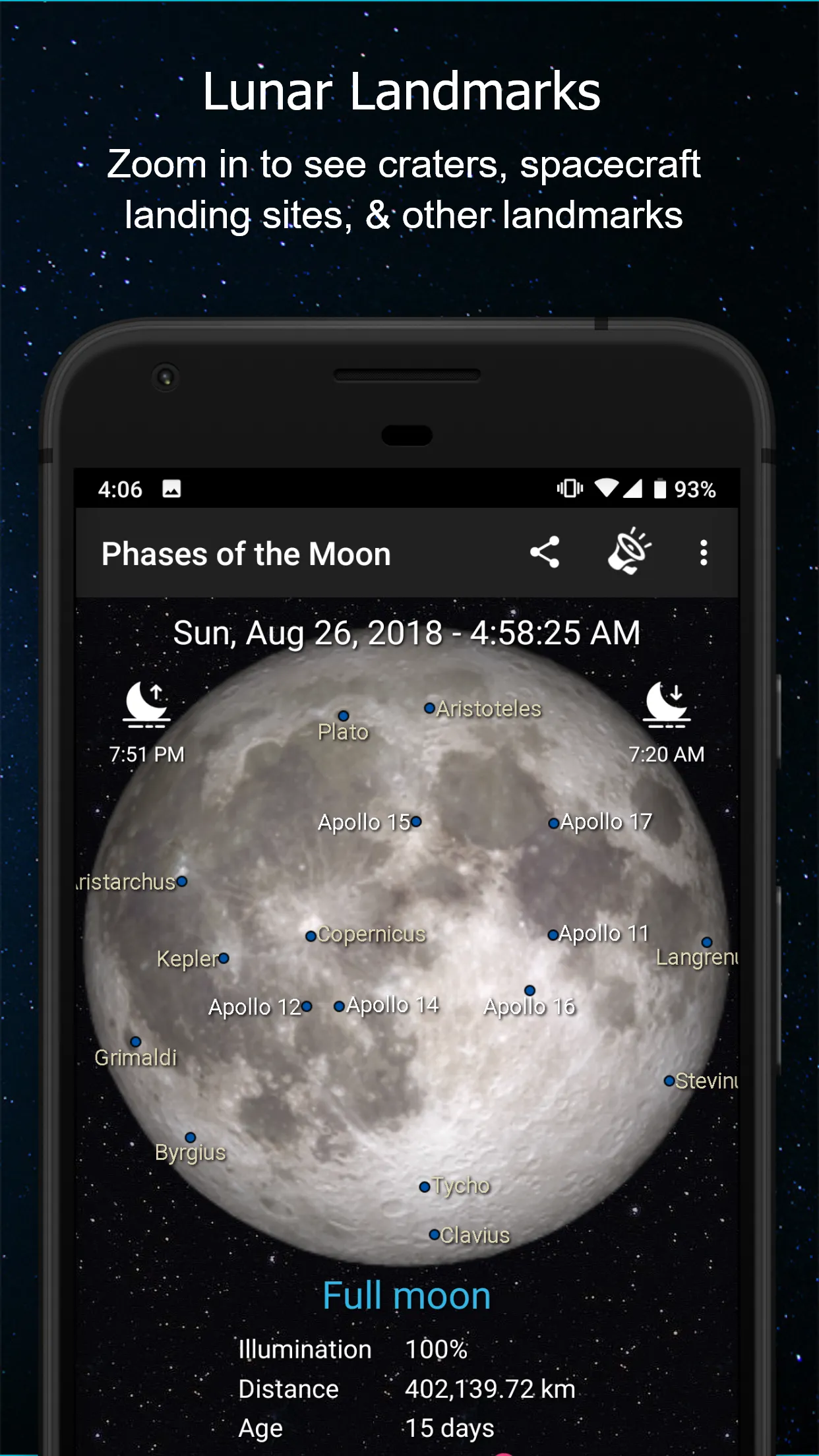 Phases of the Moon | Indus Appstore | Screenshot