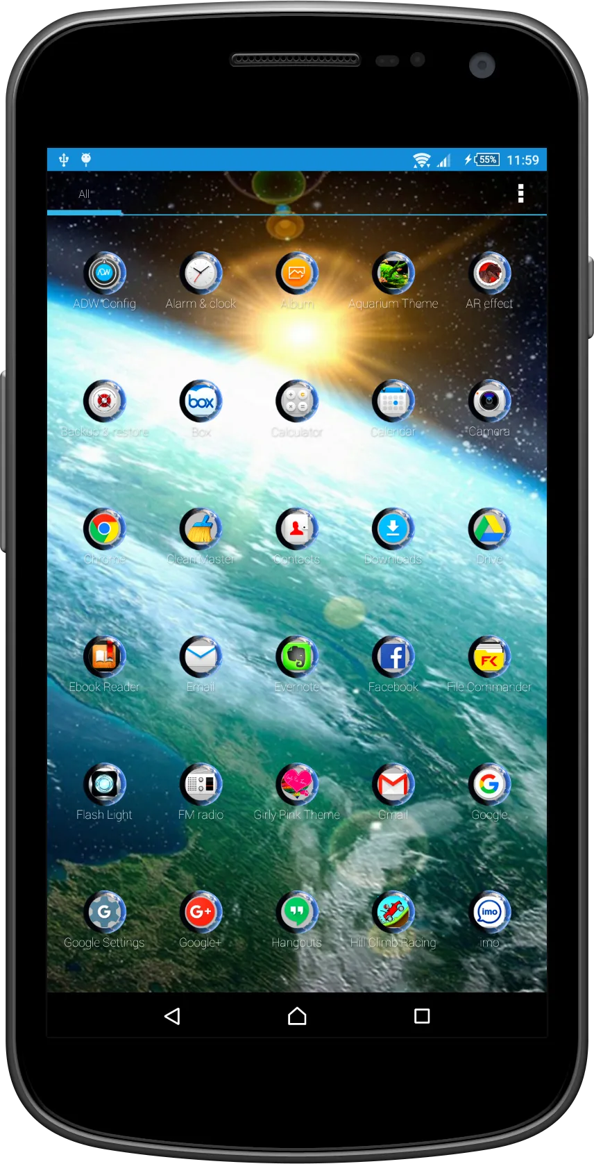 Space Theme and Launcher | Indus Appstore | Screenshot