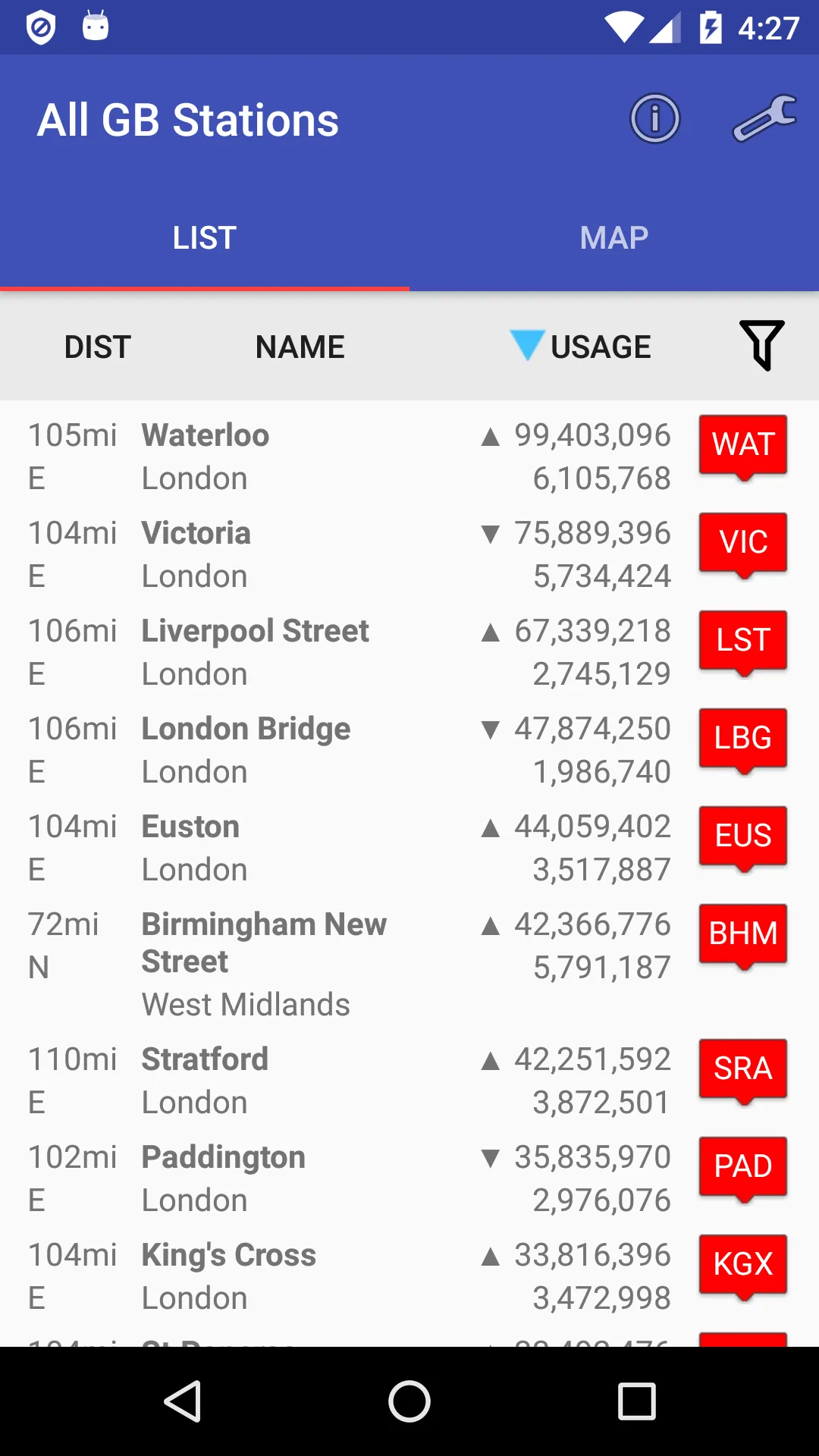 All GB Railway Stations | Indus Appstore | Screenshot