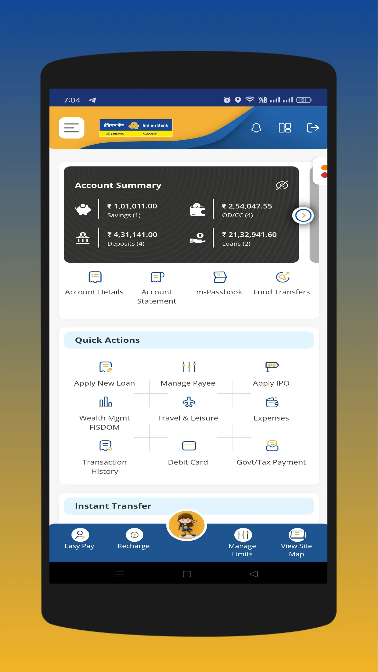 IndSMART IndianBank Mobile App | Indus Appstore | Screenshot