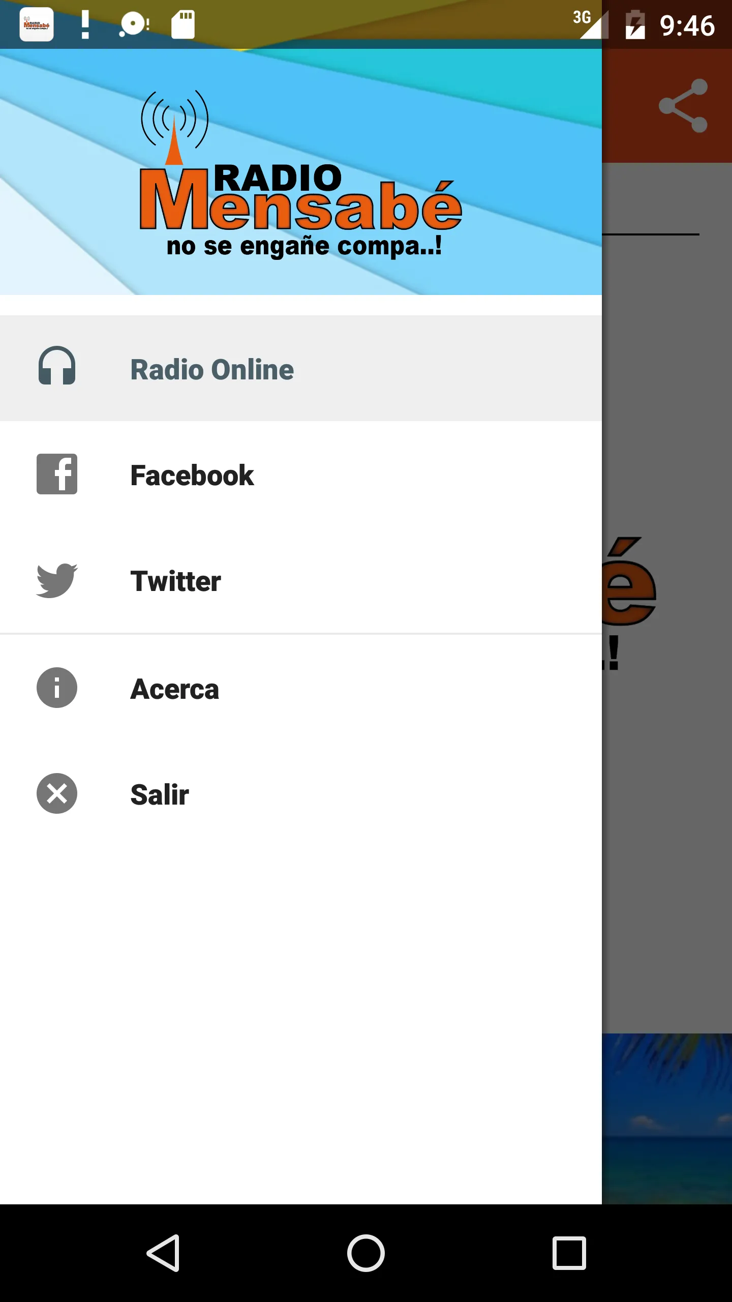 RADIO MENSABE | Indus Appstore | Screenshot