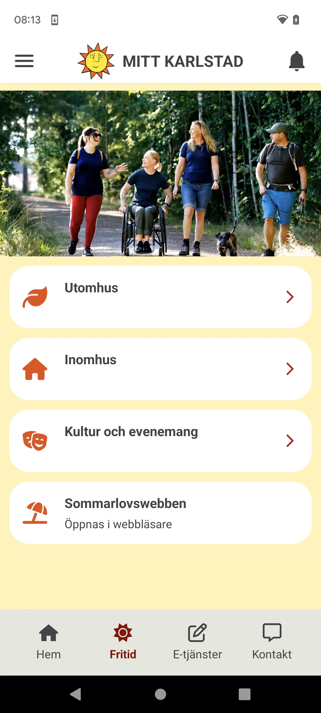 Mitt Karlstad | Indus Appstore | Screenshot