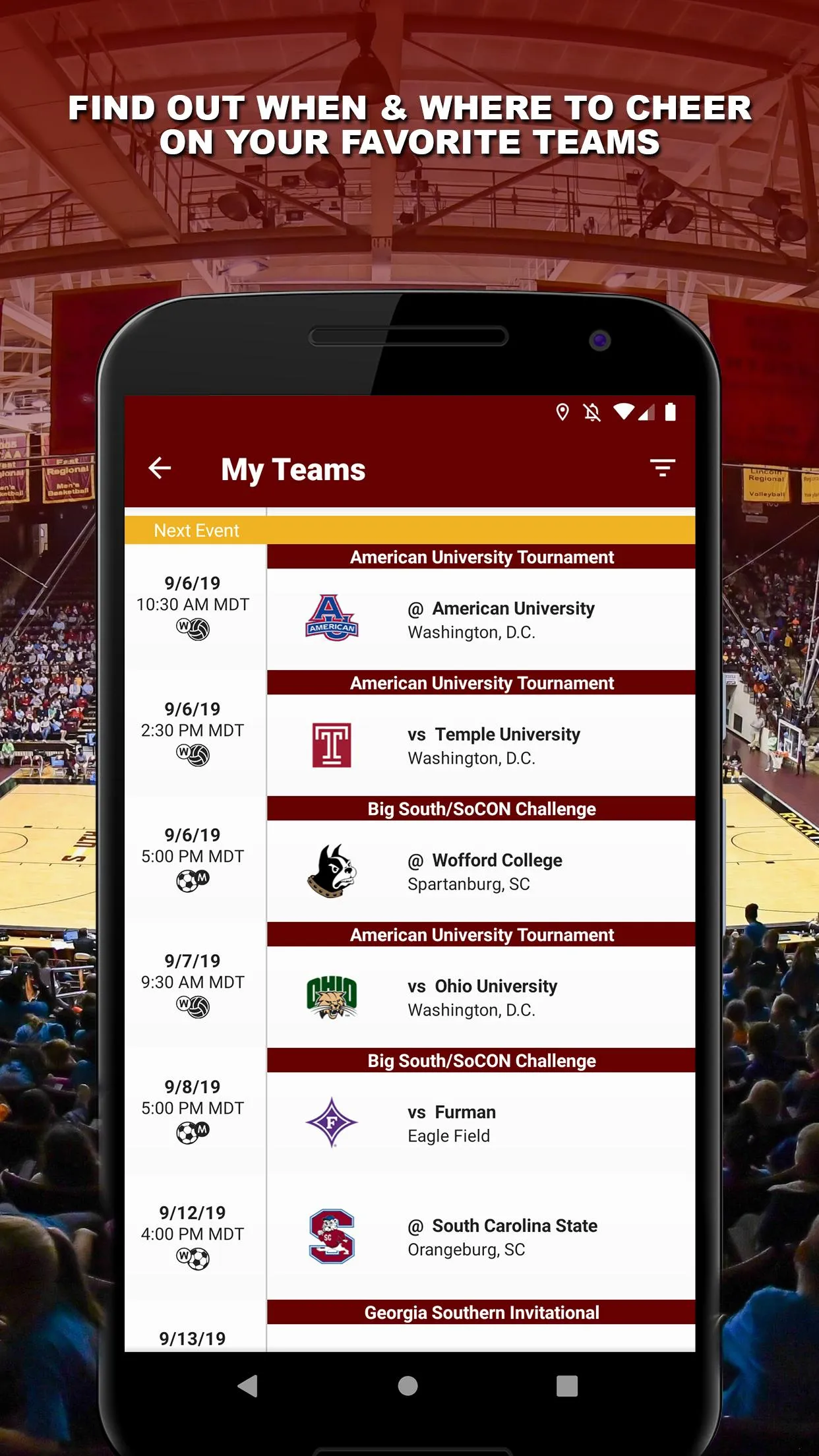 Winthrop Athletics | Indus Appstore | Screenshot