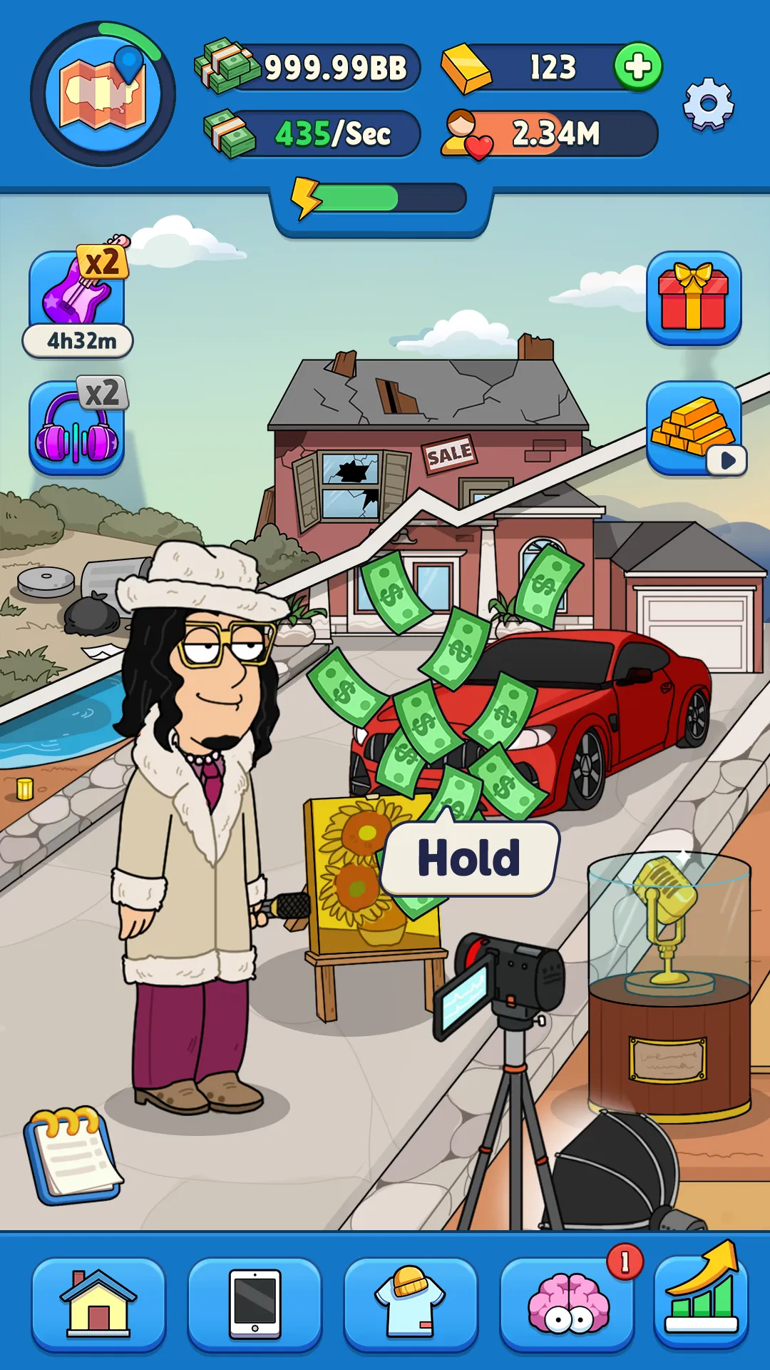 Idle Vlogger - Rich Me! | Indus Appstore | Screenshot