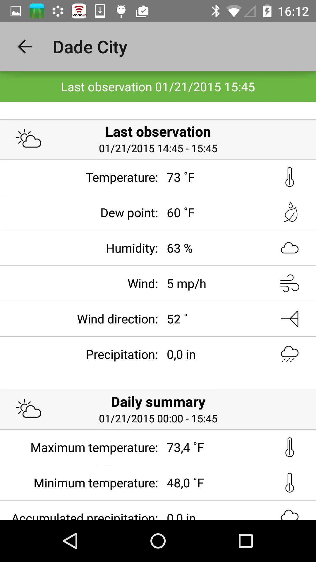 AgroClimate | Indus Appstore | Screenshot