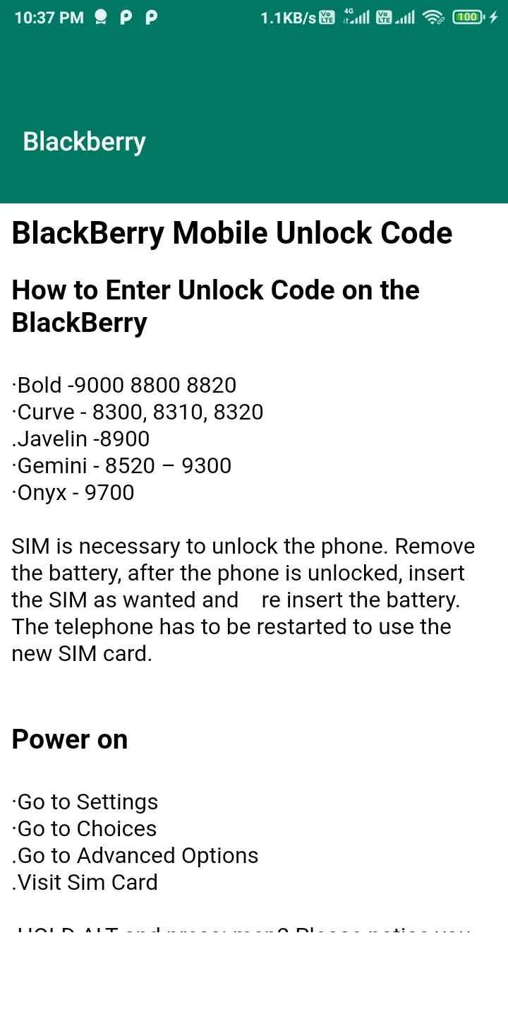 SIM PUK unlock Code Guide | Indus Appstore | Screenshot