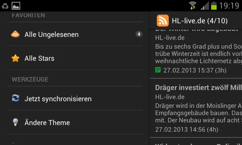 HL-live.de | Indus Appstore | Screenshot