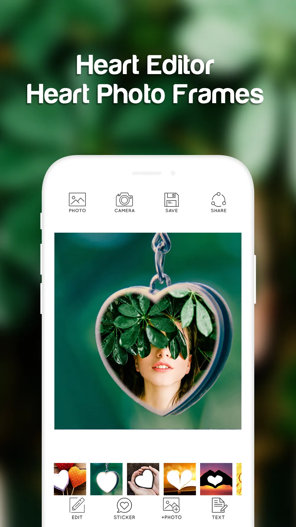 Heart Photo Frames | Indus Appstore | Screenshot