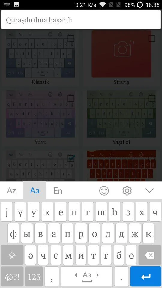 Azərbaycanca Klaviatura | Indus Appstore | Screenshot