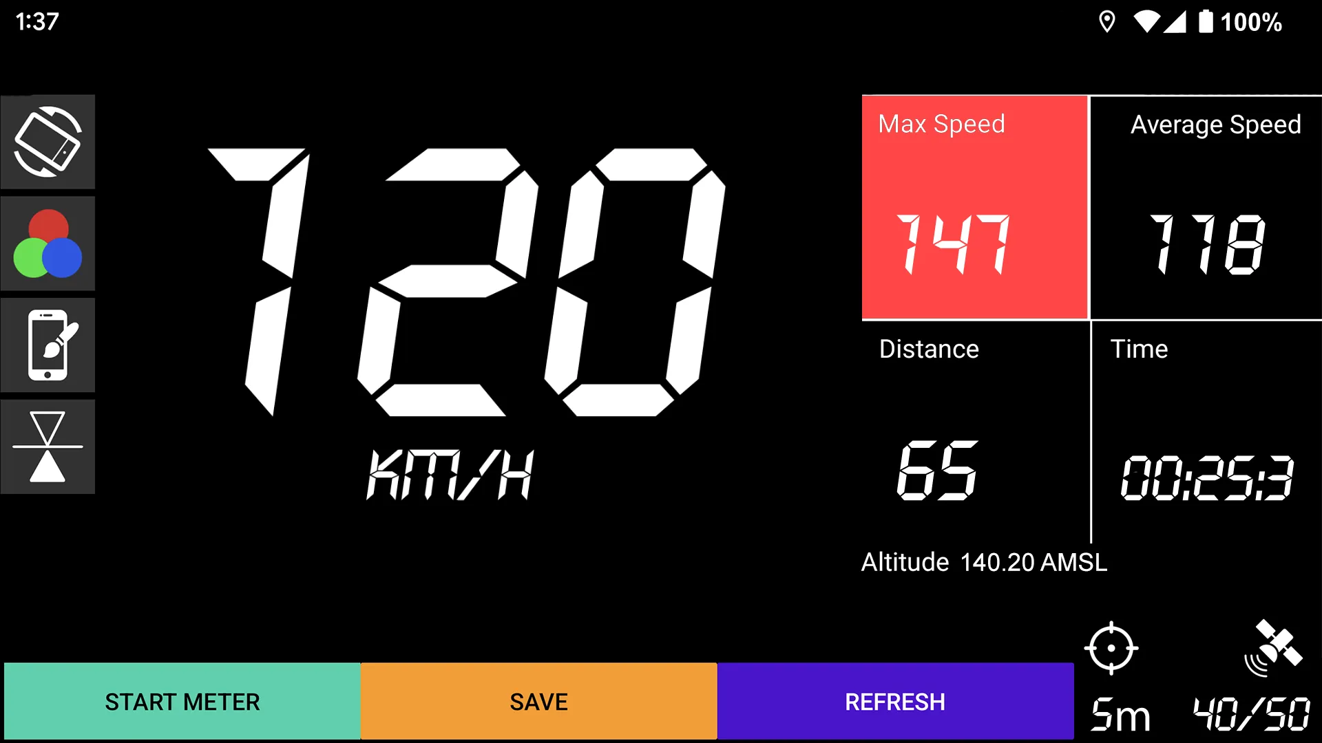 GPS Speedometer - Trip Meter | Indus Appstore | Screenshot