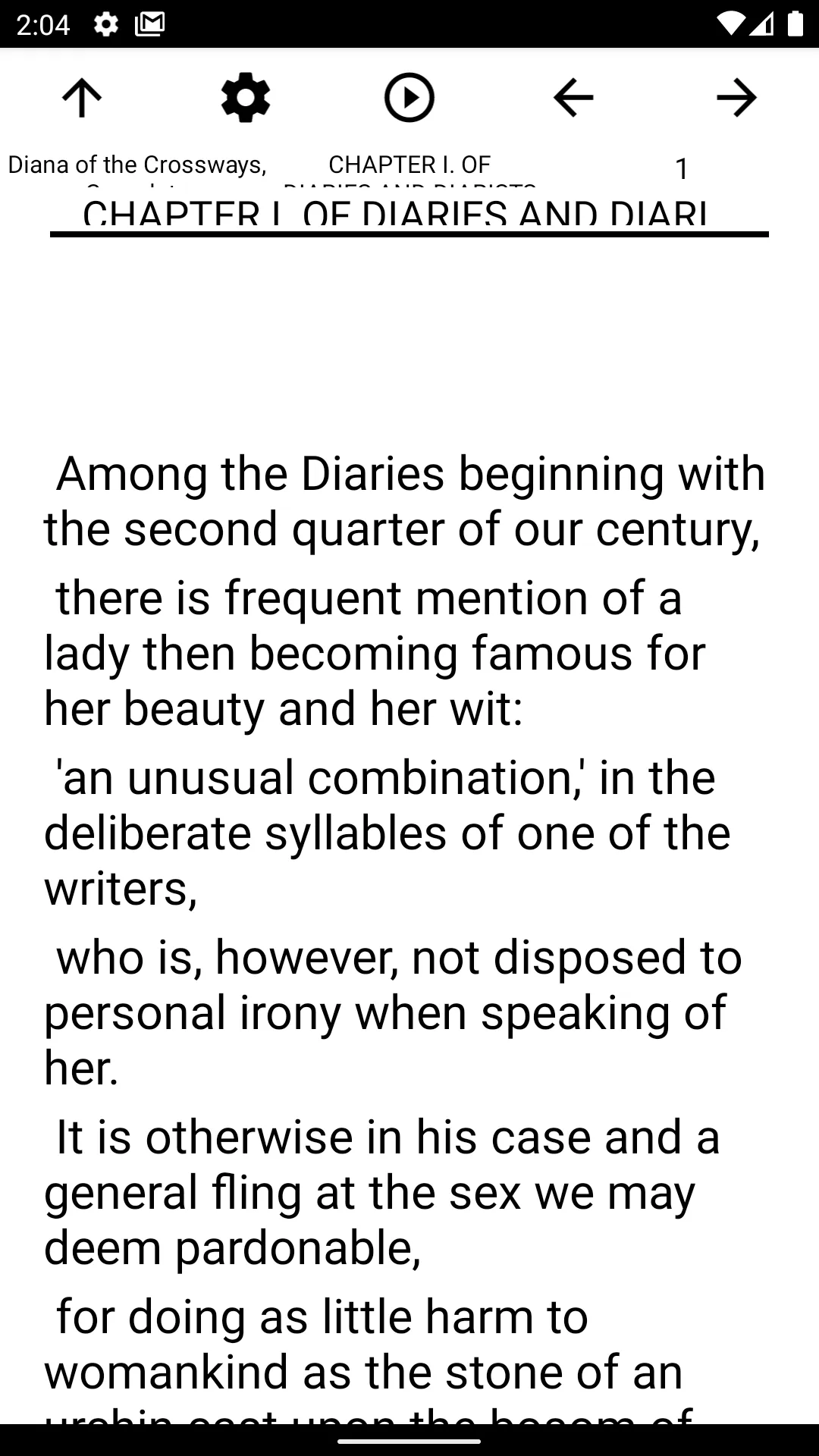 Book, Diana of the Crossways,  | Indus Appstore | Screenshot