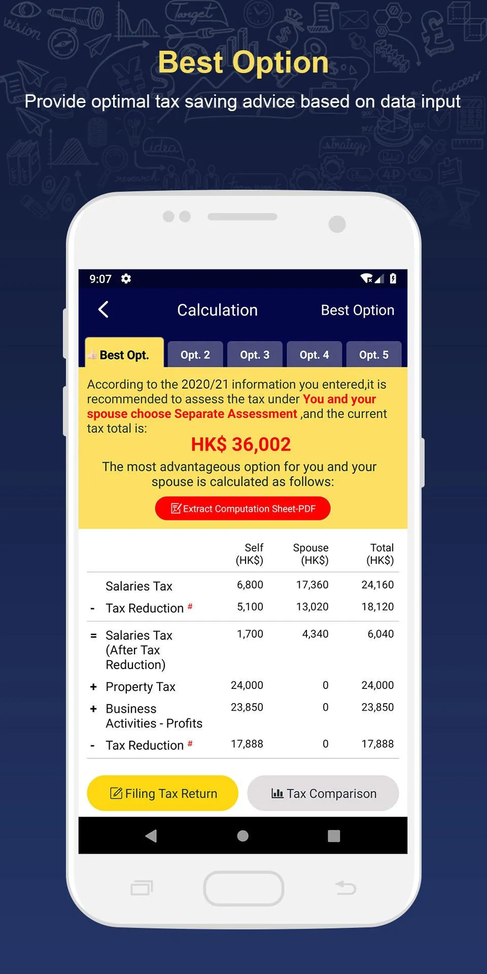 HK Salaries Tax Calculator | Indus Appstore | Screenshot